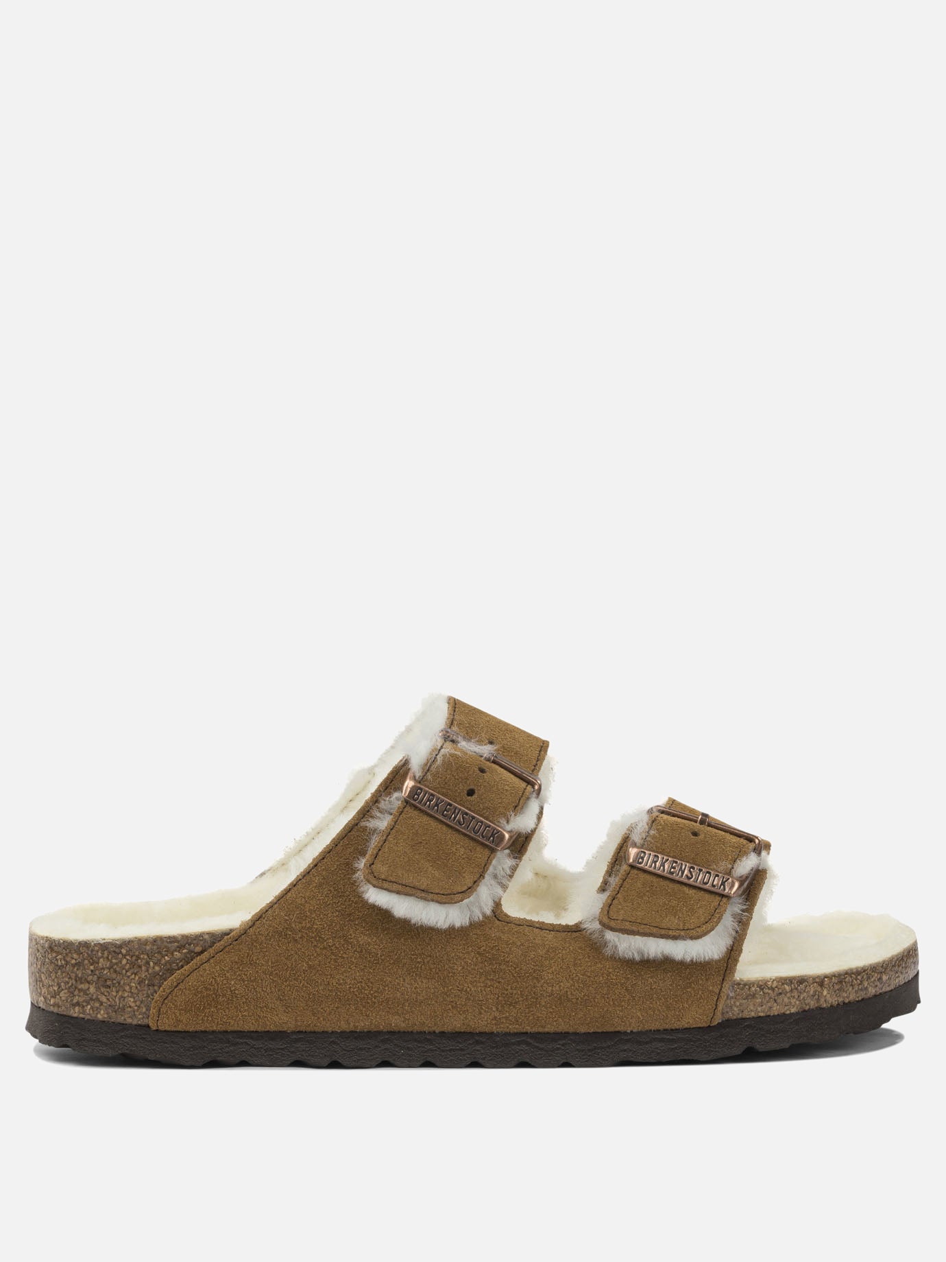 Sandali bassi 100% leather - 100% rubber  Beige - Birkenstock Donna | PDP | VIETTI Online Store | Zoom-Modal
