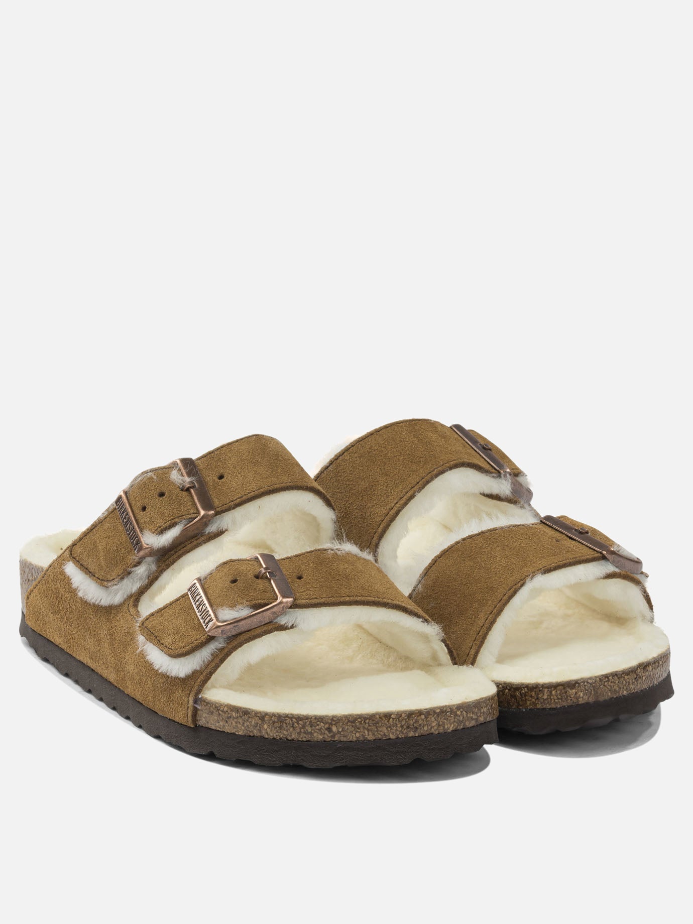Sandali bassi 100% leather - 100% rubber  Beige - Birkenstock Donna | PDP | VIETTI Online Store | thumbnail_2