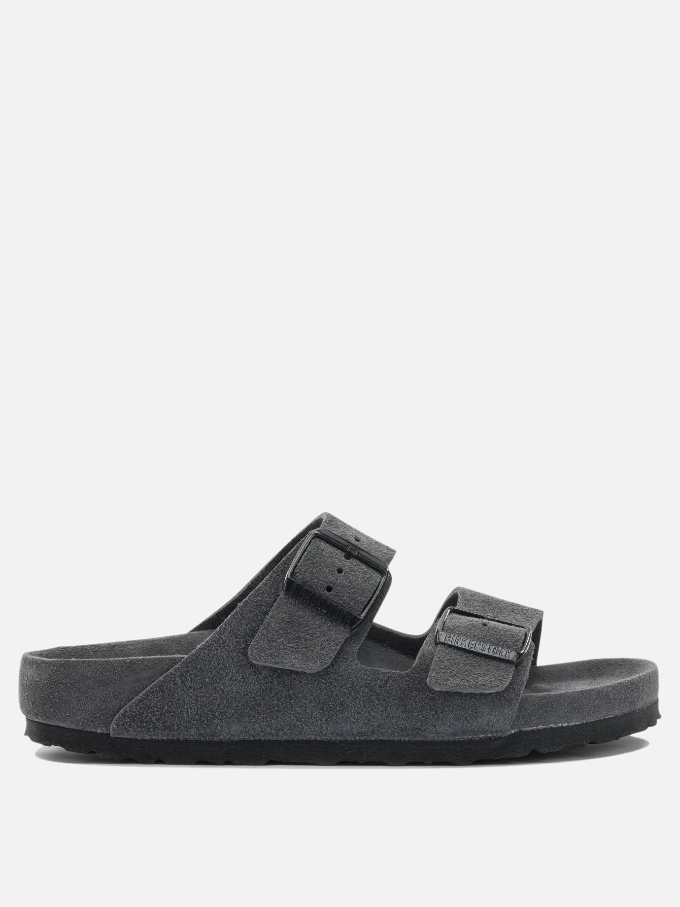 Flat sandals 100% leather  Grey - Birkenstock Women | PDP | VIETTI Online Store | thumbnail