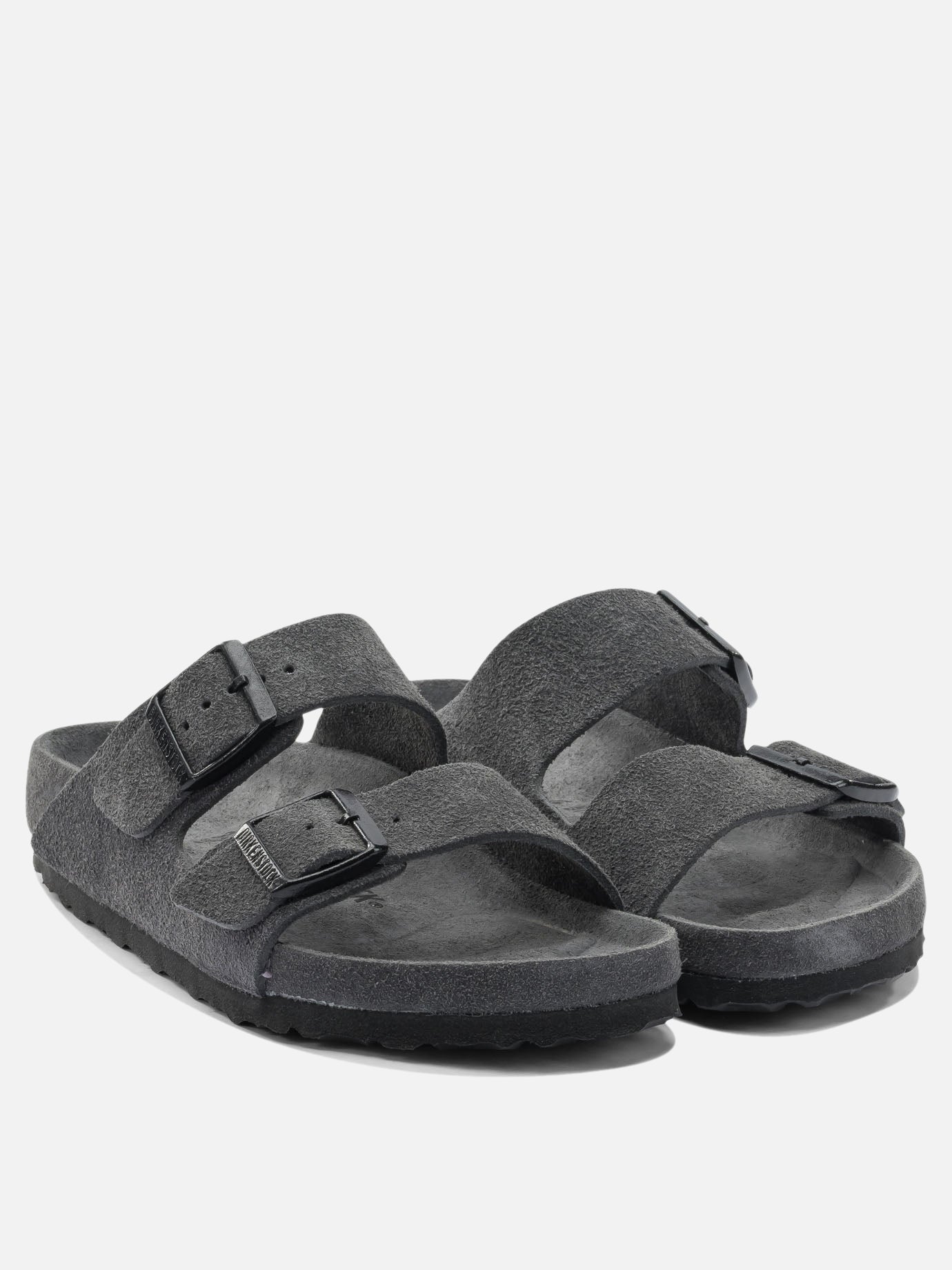 Flat sandals 100% leather  Grey - Birkenstock Women | PDP | VIETTI Online Store | thumbnail_2