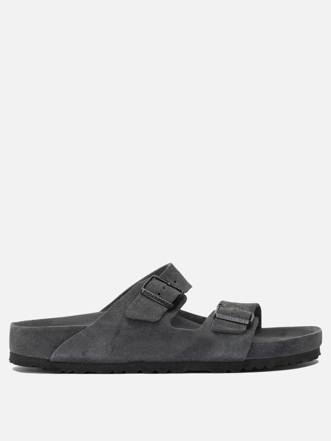 Sandali bassi 100% leather - 100% rubber  Grigio - Birkenstock Uomo | PDP | VIETTI Online Store | thumbnail
