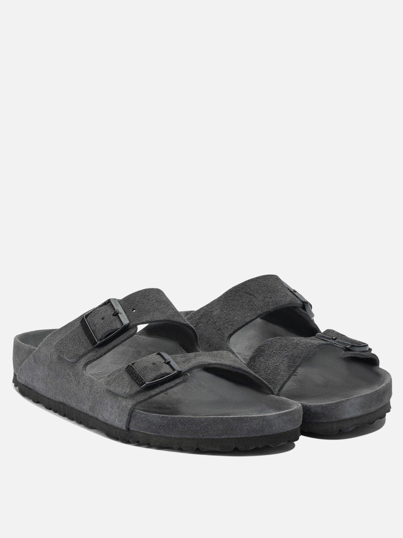Sandali bassi 100% leather - 100% rubber  Grigio - Birkenstock Uomo | PDP | VIETTI Online Store | thumbnail_2
