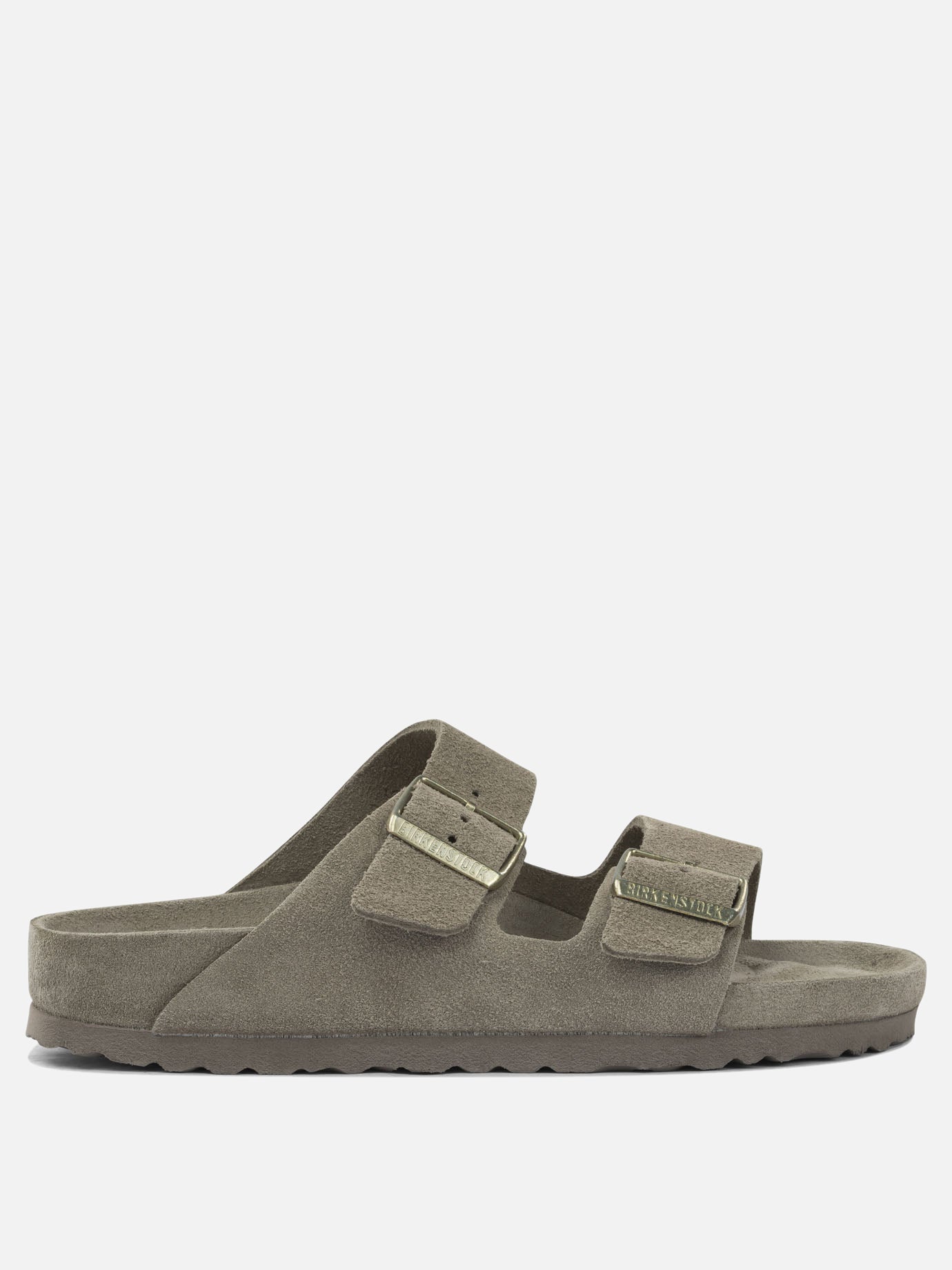 Sandali bassi 100% leather - 100% rubber  Grigio - Birkenstock Donna | PDP | VIETTI Online Store | Zoom-Modal
