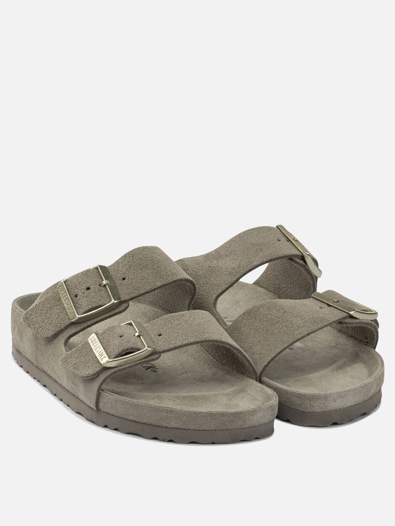 Sandali bassi 100% leather - 100% rubber  Grigio - Birkenstock Donna | PDP | VIETTI Online Store | thumbnail_3