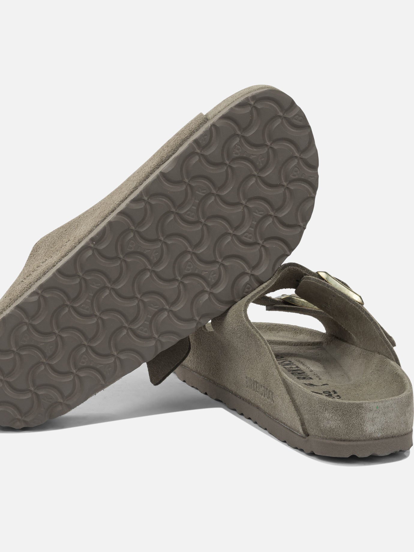 Sandali bassi 100% leather - 100% rubber  Grigio - Birkenstock Donna | PDP | VIETTI Online Store | thumbnail_9