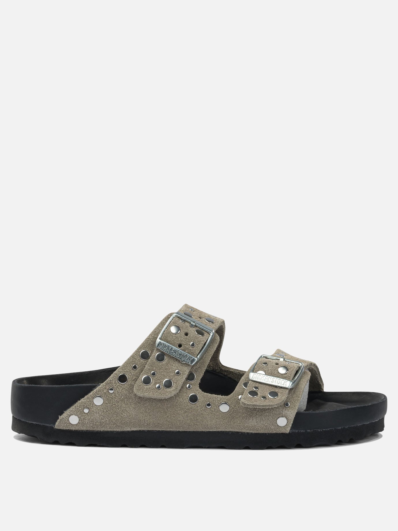 Flat sandals 100% leather - 100% rubber  Grey - Birkenstock Women | PDP | VIETTI Online Store | Zoom-Modal

