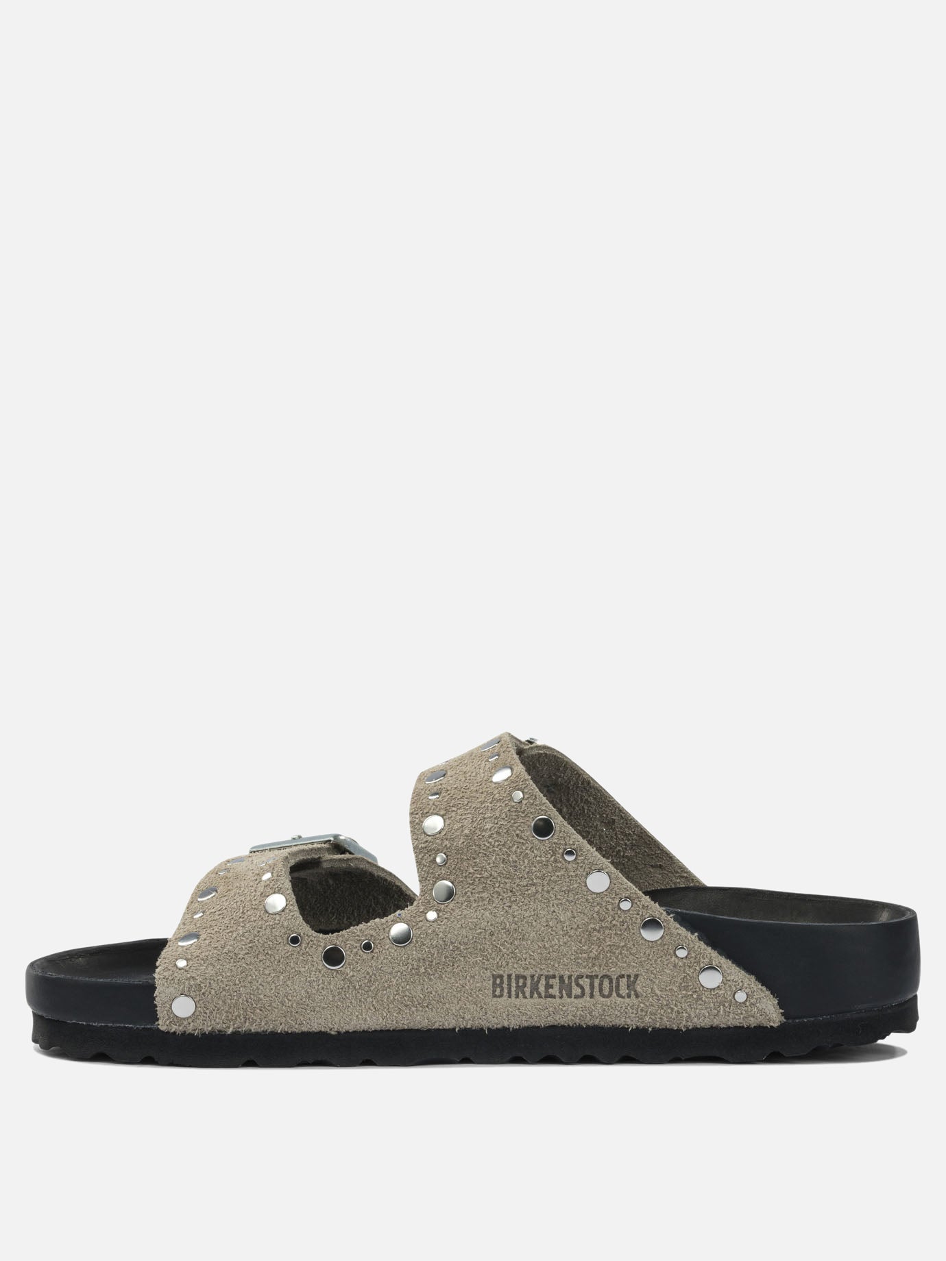 Flat sandals 100% leather - 100% rubber  Grey - Birkenstock Women | PDP | VIETTI Online Store | thumbnail_3