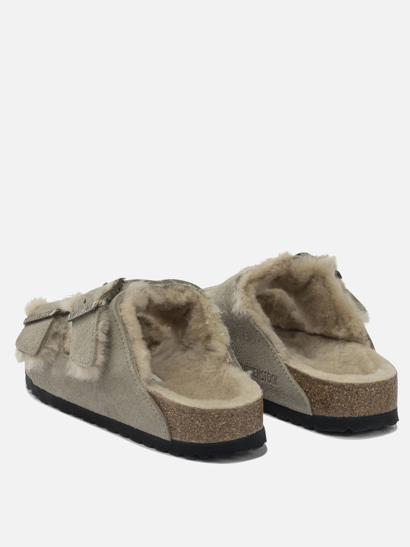 Sandali bassi 100% leather - 100% rubber  Grigio - Birkenstock Donna | PDP | VIETTI Online Store | thumbnail_4