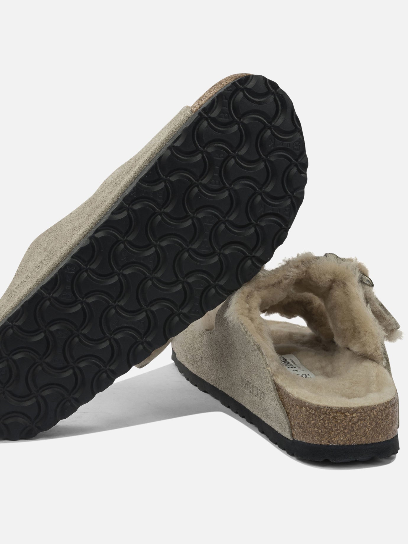 Sandali bassi 100% leather - 100% rubber  Grigio - Birkenstock Donna | PDP | VIETTI Online Store | thumbnail_5