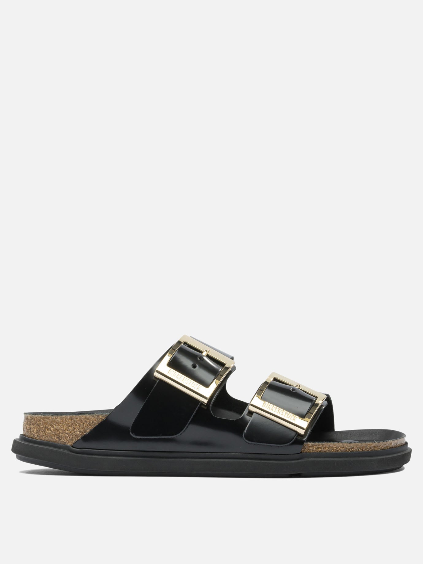 Flat sandals 100% leather - 100% EVA  Black - Birkenstock Women | PDP | VIETTI Online Store | Zoom-Modal
