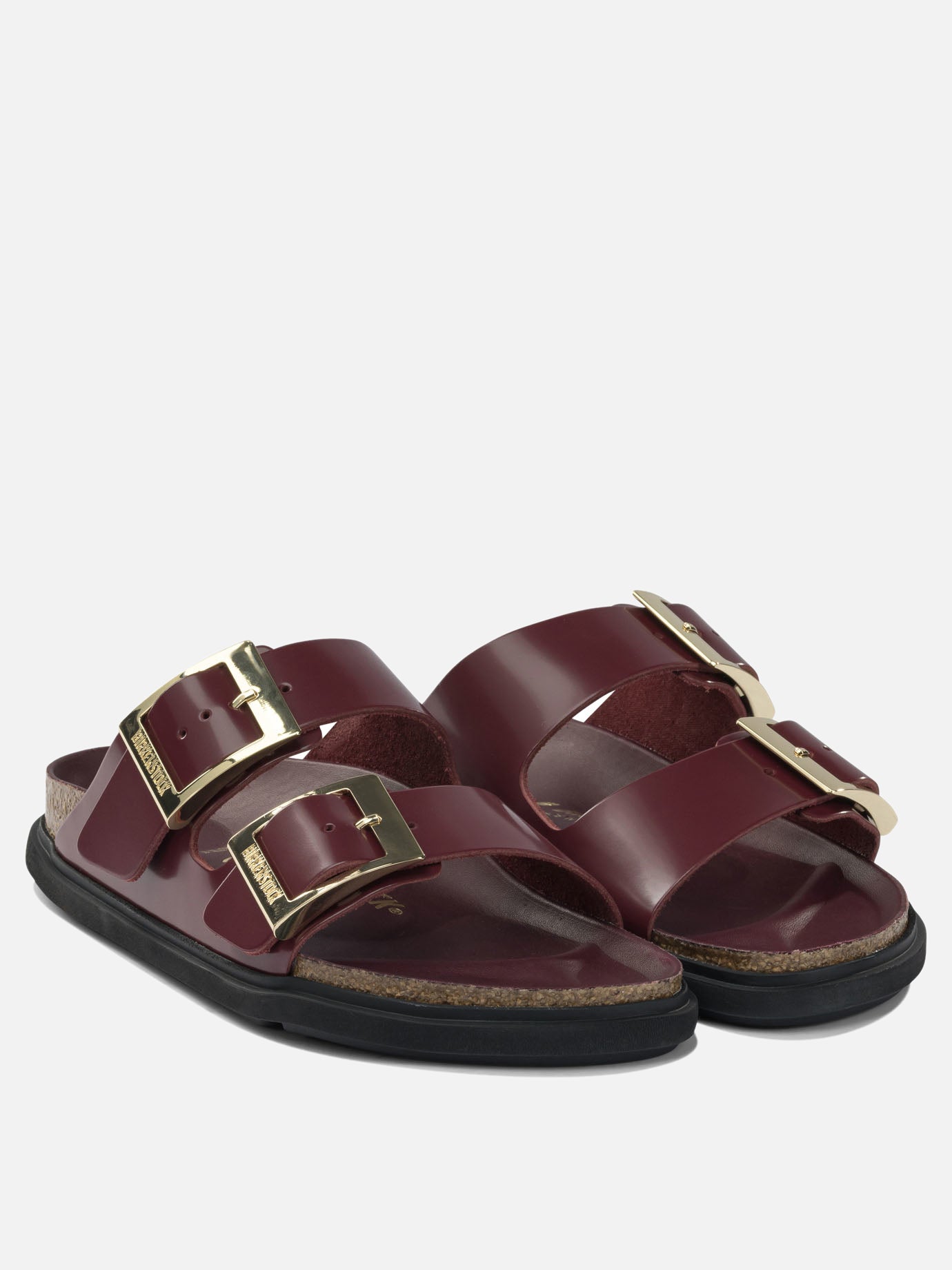 Flat sandals 100% leather - 100% rubber  Bordeaux - Birkenstock Women | PDP | VIETTI Online Store | Zoom-Modal_2

