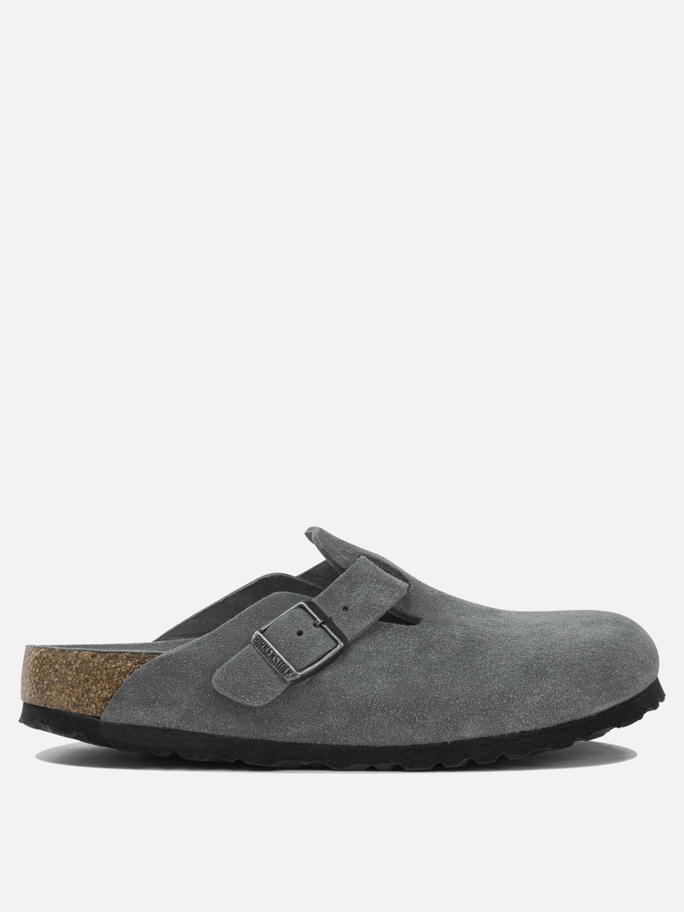 Slippers 100% leather - 100% rubber  Grey - Birkenstock Women | PDP | VIETTI Online Store | thumbnail