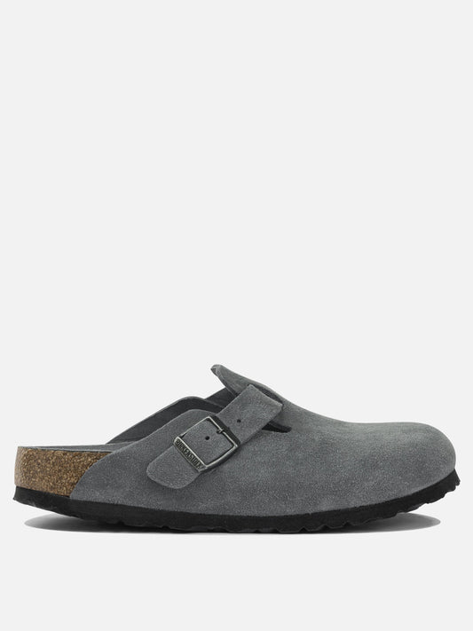 Slipper 100% leather - 100% rubber  Grigio - Birkenstock Donna | PLP | VIETTI Online Store 
