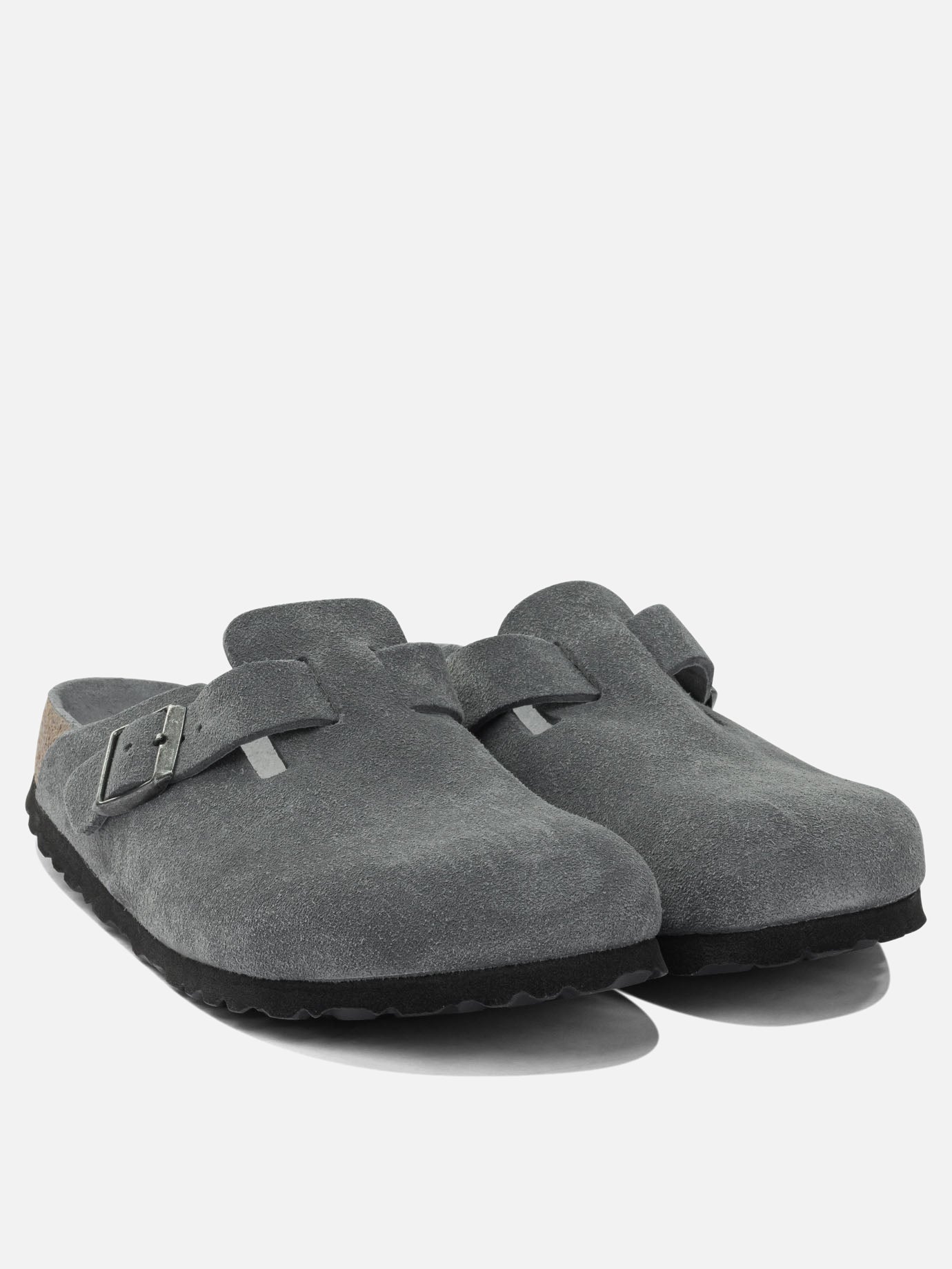 Slippers 100% leather - 100% rubber  Grey - Birkenstock Women | PDP | VIETTI Online Store | thumbnail_2