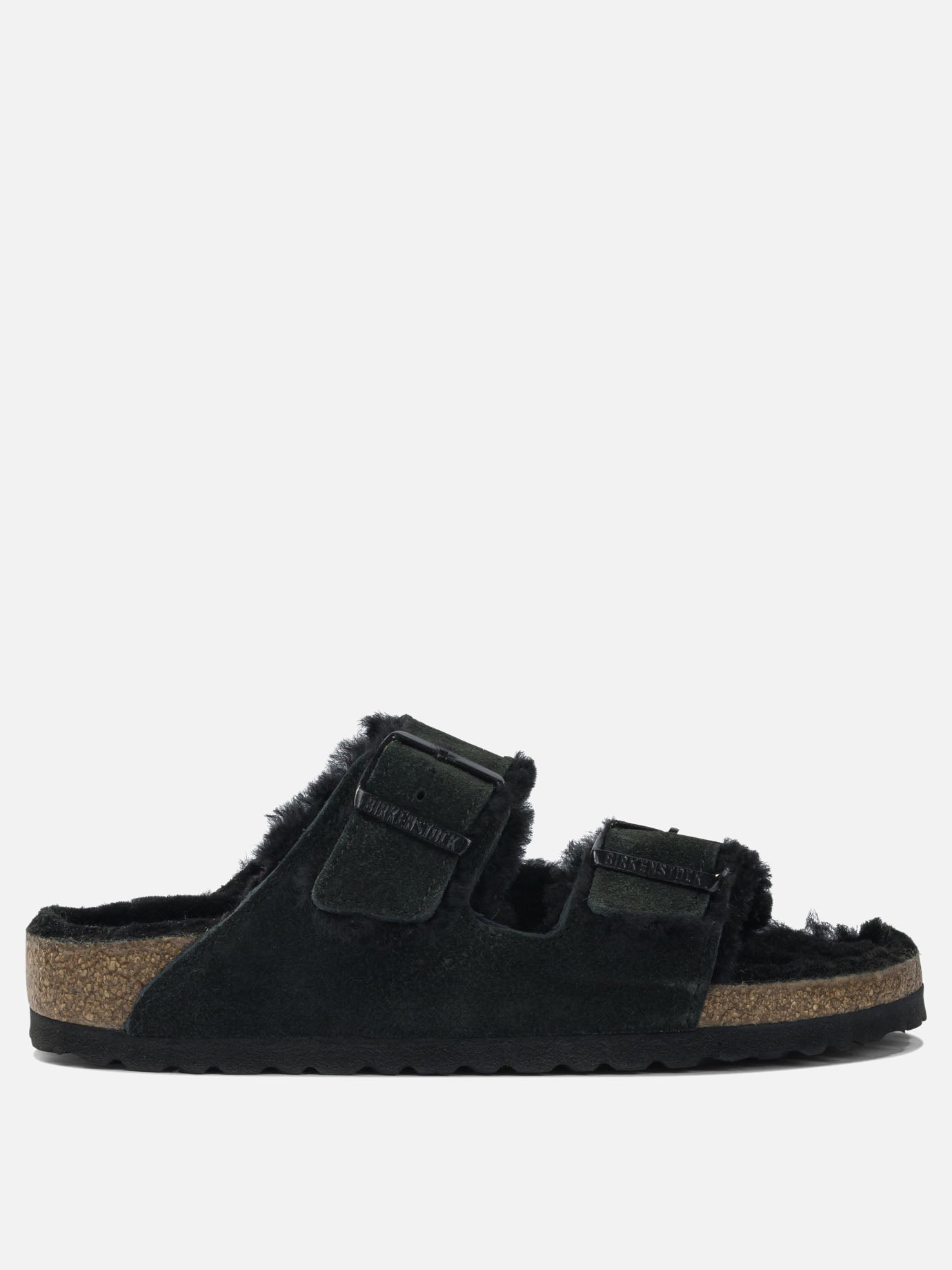 Sandali bassi 100% leather - 100% rubber  Nero - Birkenstock Donna | PDP | VIETTI Online Store | Zoom-Modal
