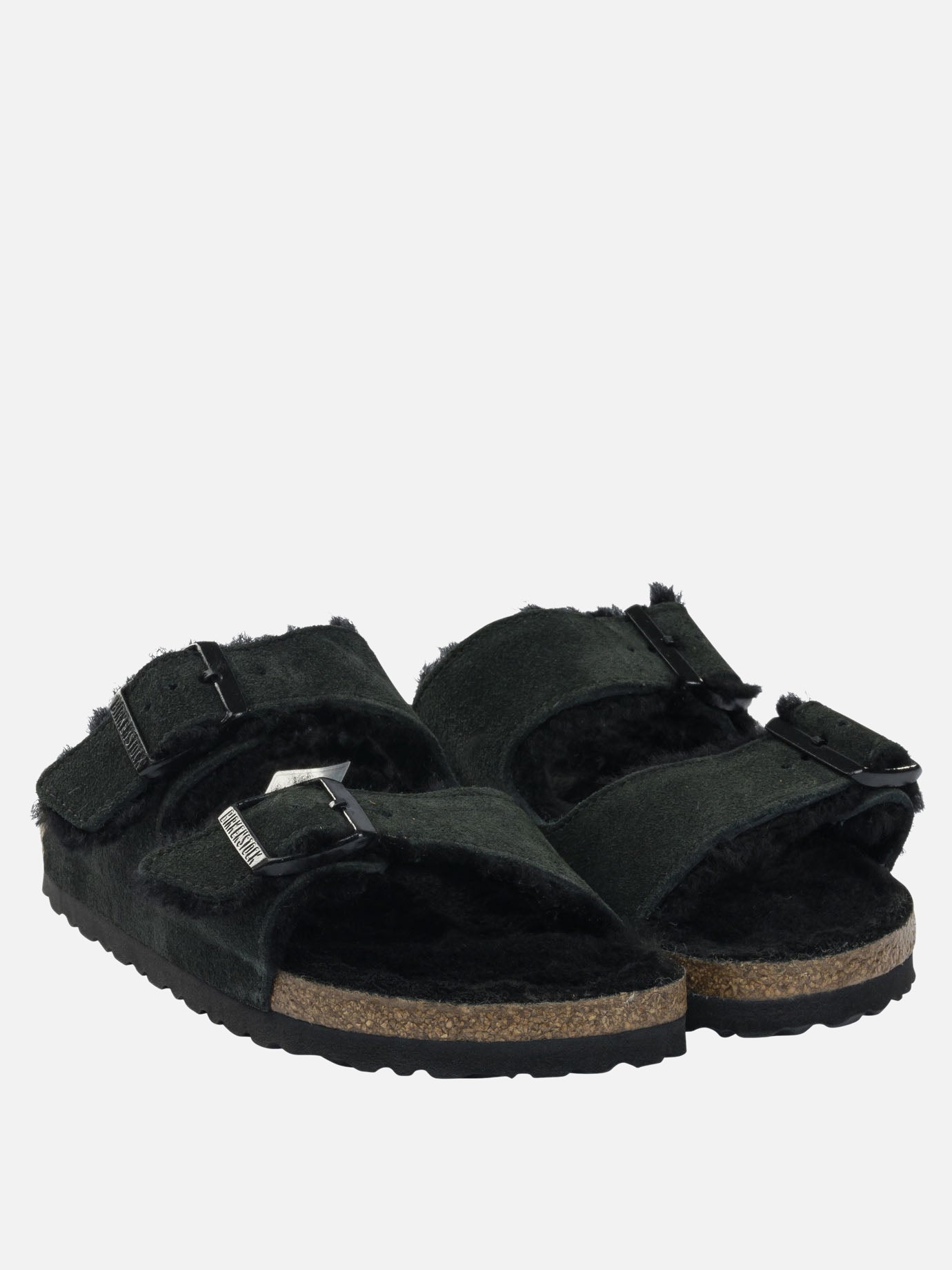 Sandali bassi 100% leather - 100% rubber  Nero - Birkenstock Donna | PDP | VIETTI Online Store | thumbnail_2