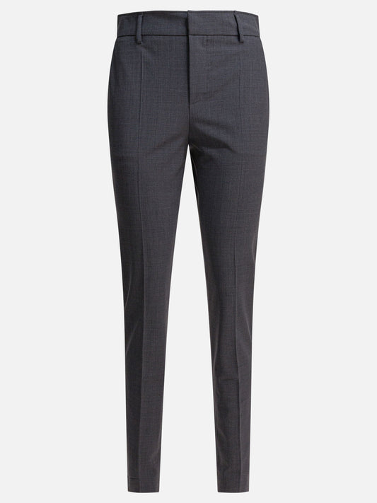 Pantaloni casual Solid colour  Grigio - Brunello Cucinelli Donna | PLP | VIETTI Online Store 
