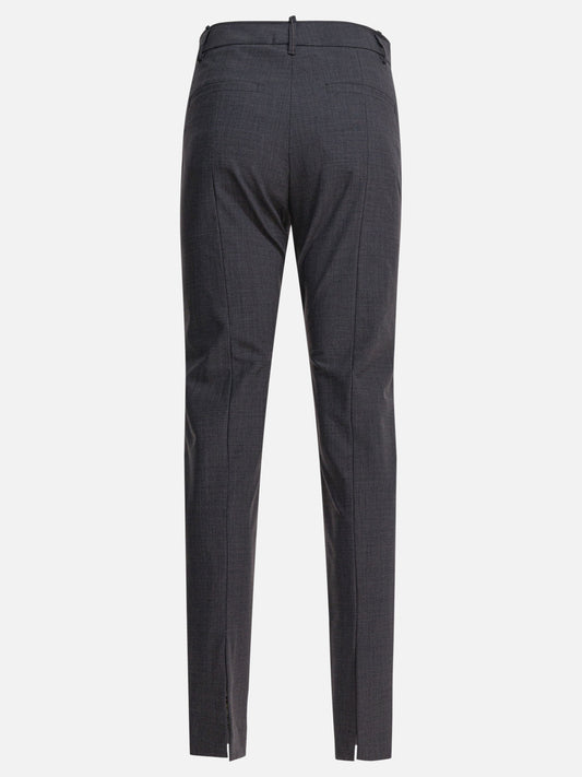 Pantaloni casual Solid colour  Grigio - Brunello Cucinelli Donna | PLP | VIETTI Online Store | 2
