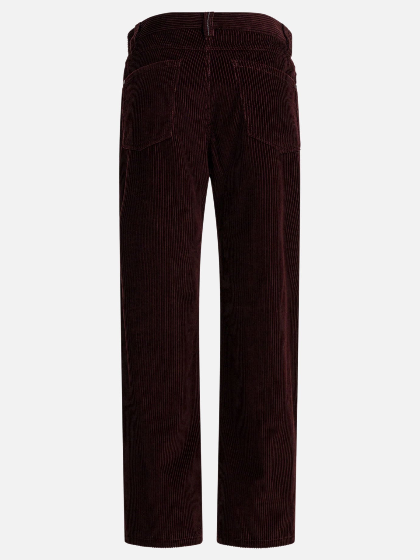 Pantaloni casual Solid colour  Bordeaux - Brunello Cucinelli Donna | PDP | VIETTI Online Store | thumbnail_2