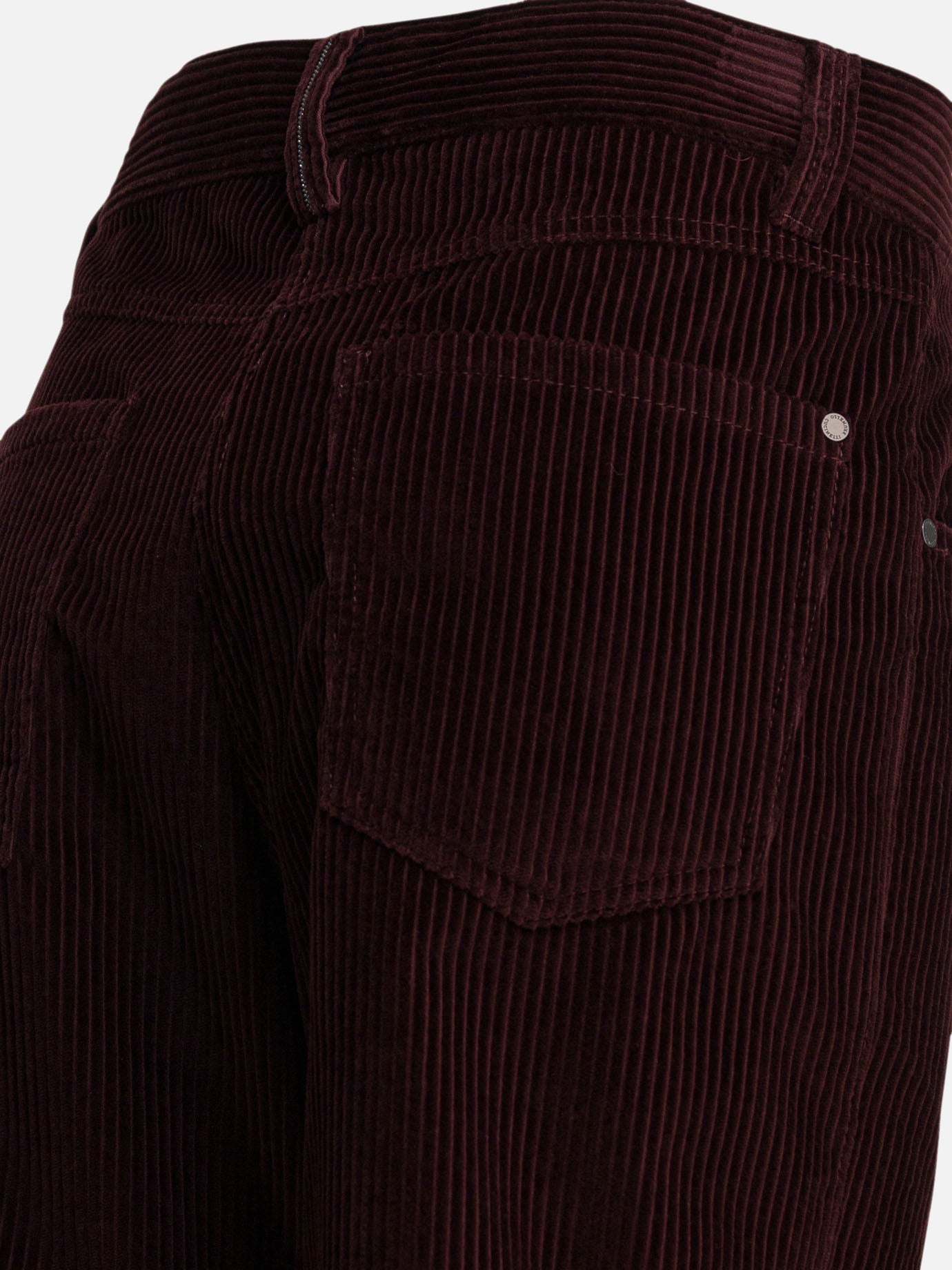 Pantaloni casual Solid colour  Bordeaux - Brunello Cucinelli Donna | PDP | VIETTI Online Store | Zoom-Modal_4
