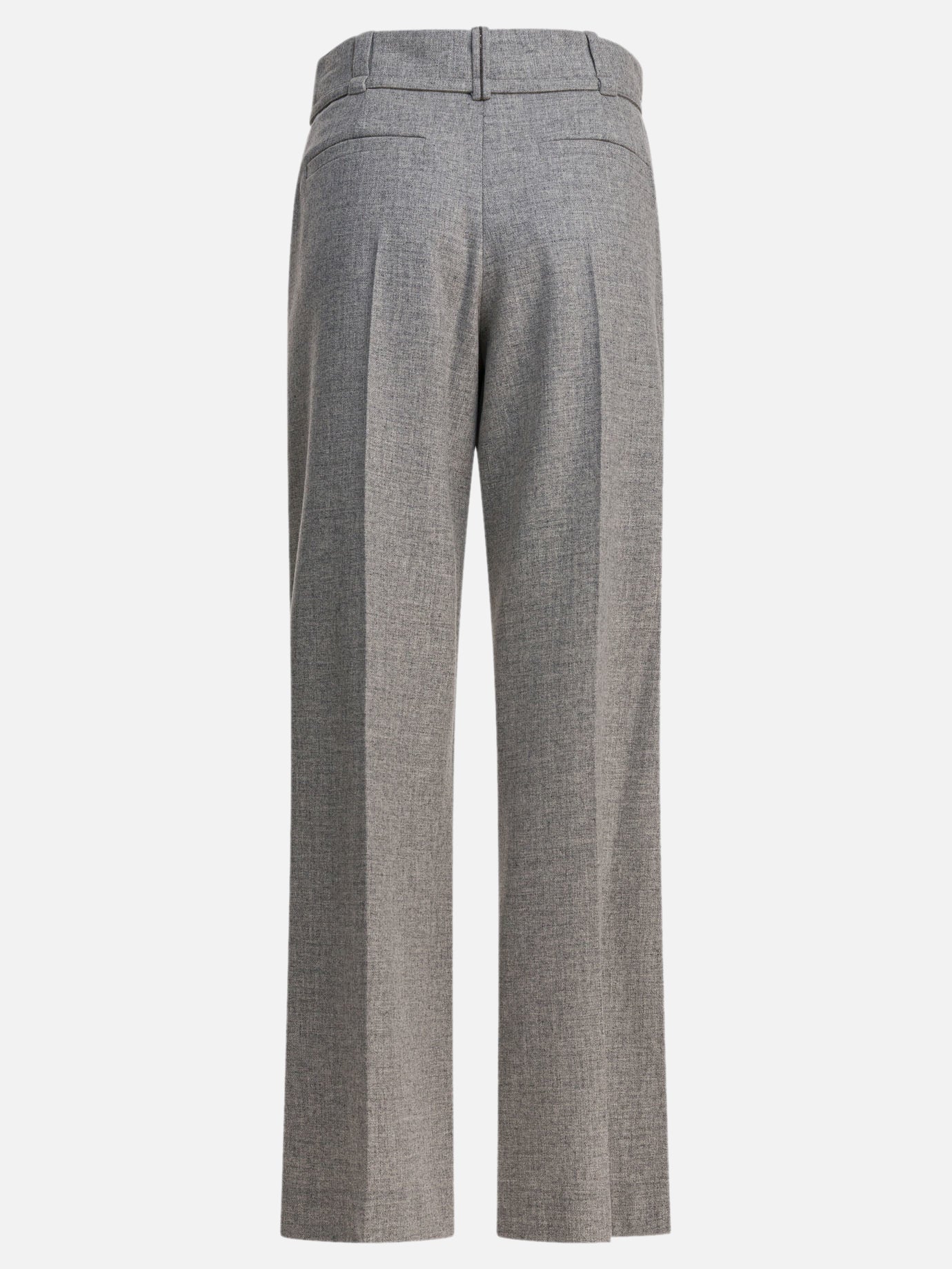 Pantaloni casual Solid colour  Grigio - Brunello Cucinelli Donna | PDP | VIETTI Online Store | Zoom-Modal_2
