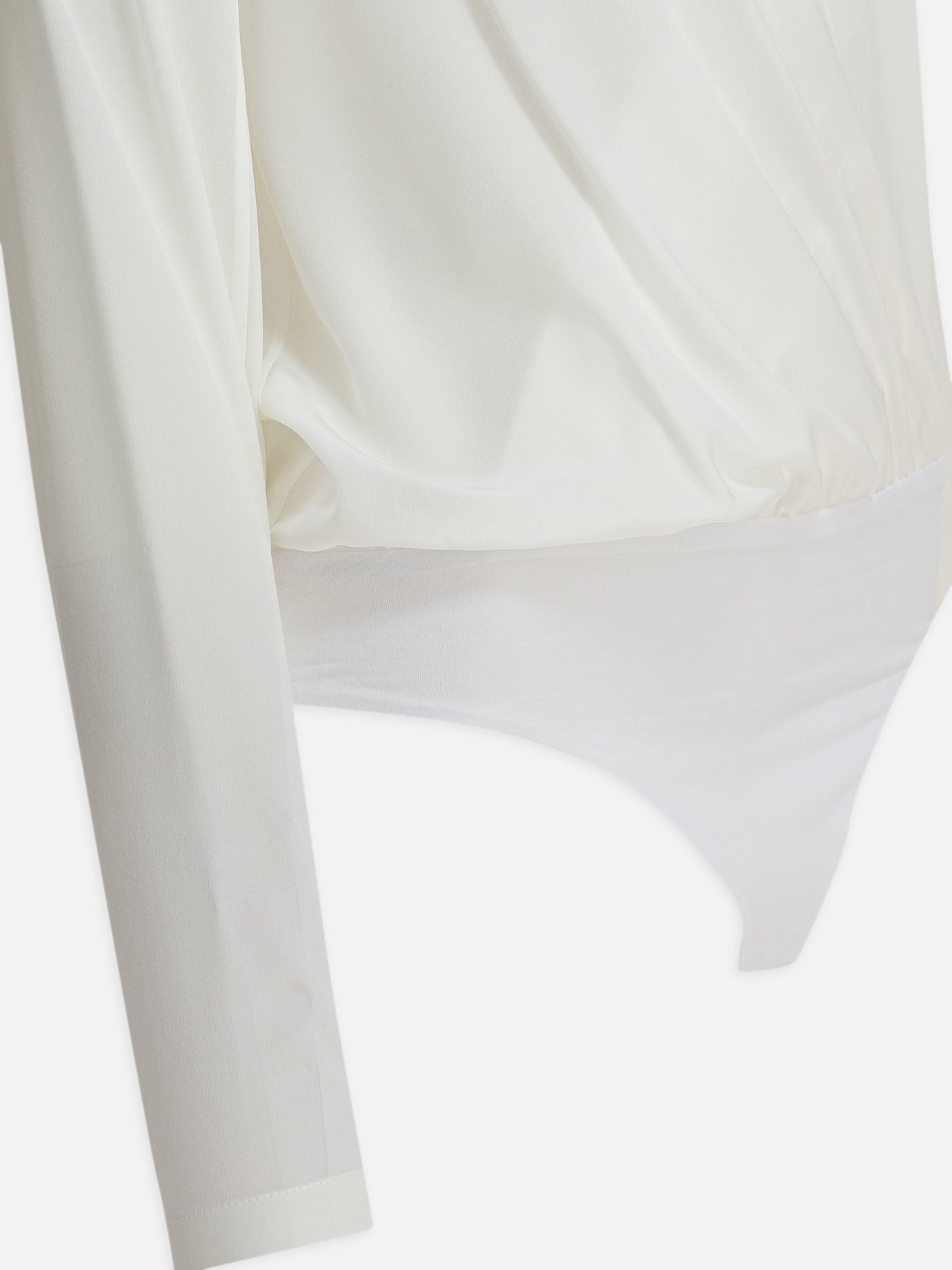 Bodysuits Solid colour  White - Brunello Cucinelli Women | PDP | VIETTI Online Store | Zoom-Modal_4
