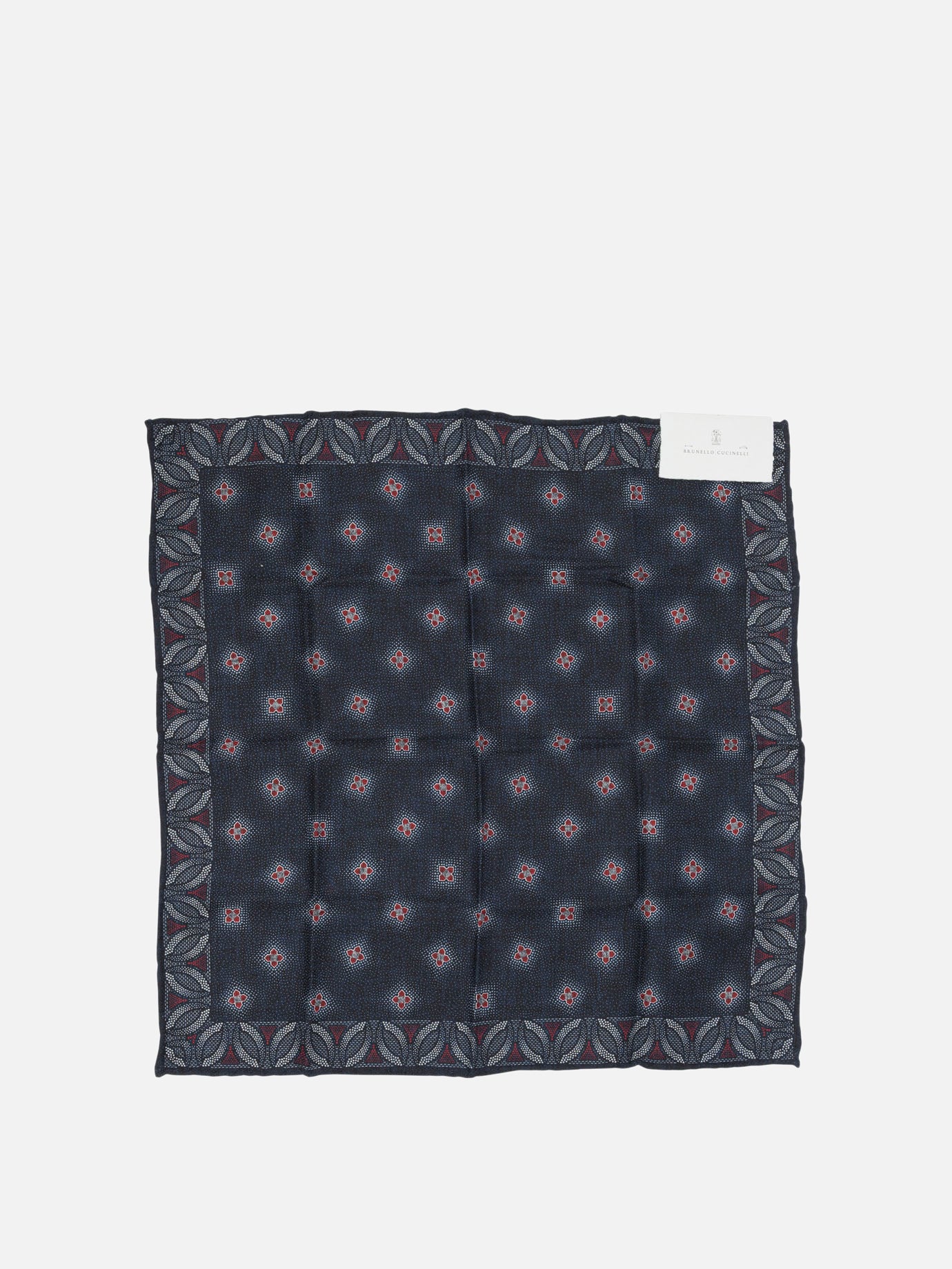 Pocket Square Graphics  Blue - Brunello Cucinelli Men | PDP | VIETTI Online Store | thumbnail