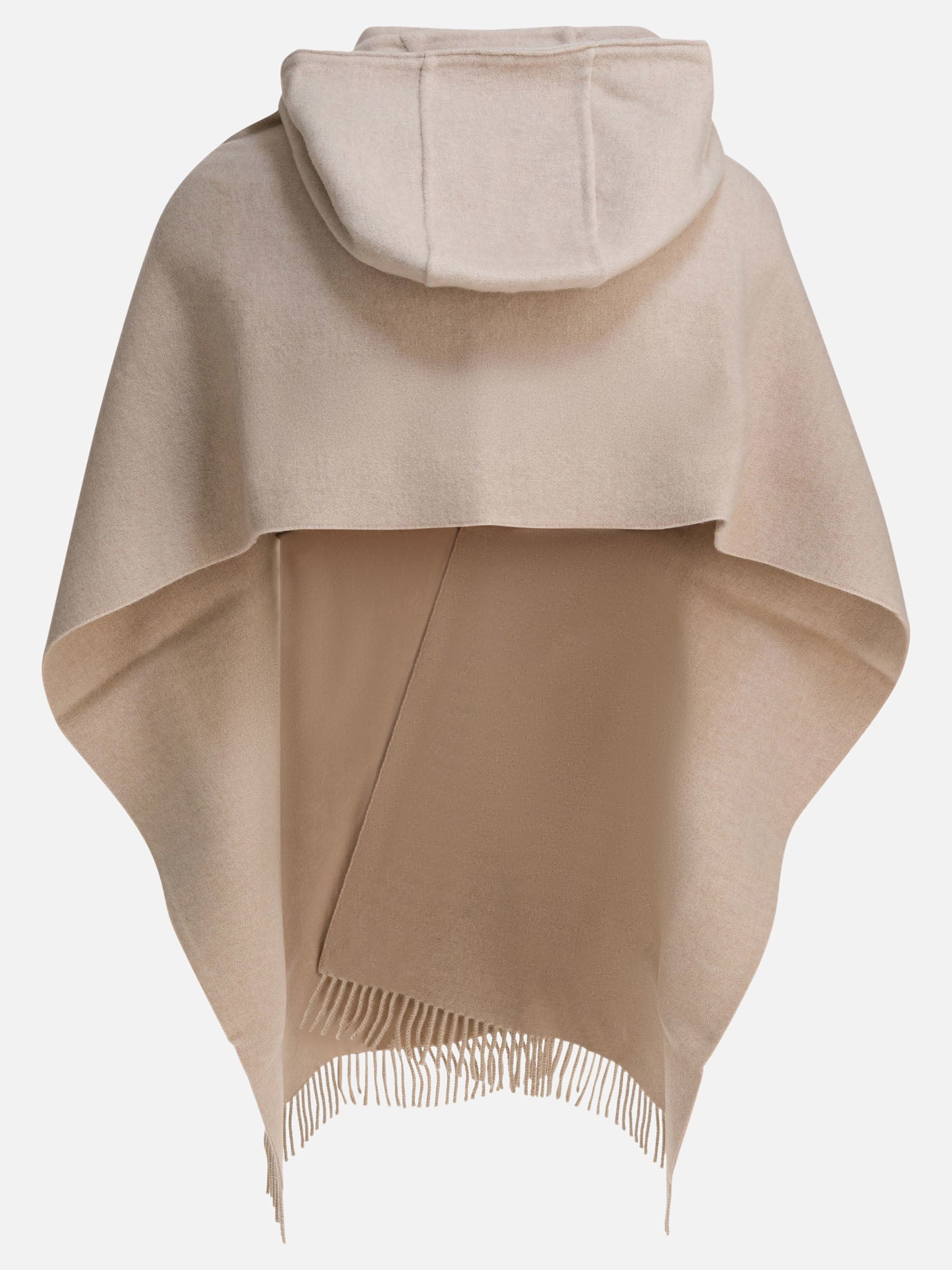 Fringed scarves 59% wool 41% cashmere  Beige - Brunello Cucinelli Women | PDP | VIETTI Online Store | Zoom-Modal_2
