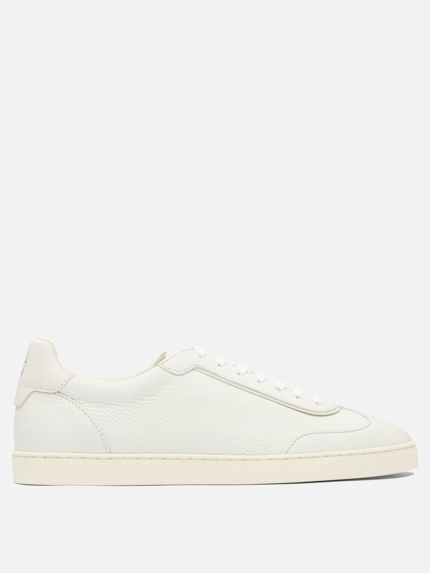 Sneaker basse 100% leather - 100% rubber  Bianco - Brunello Cucinelli Uomo | PDP | VIETTI Online Store | thumbnail