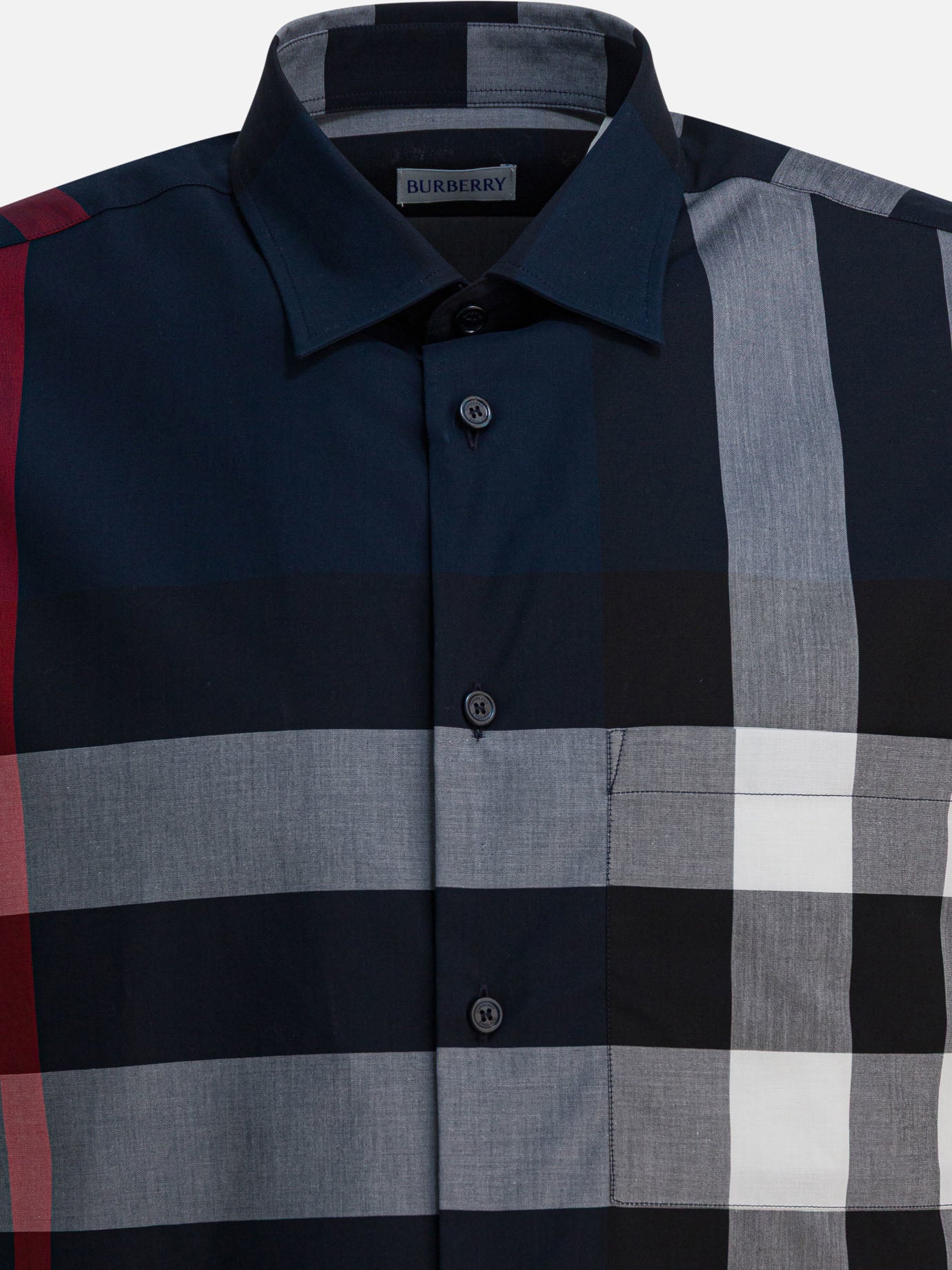 Casual shirts Check  Blue - Burberry Men | PDP | VIETTI Online Store | Zoom-Modal_3
