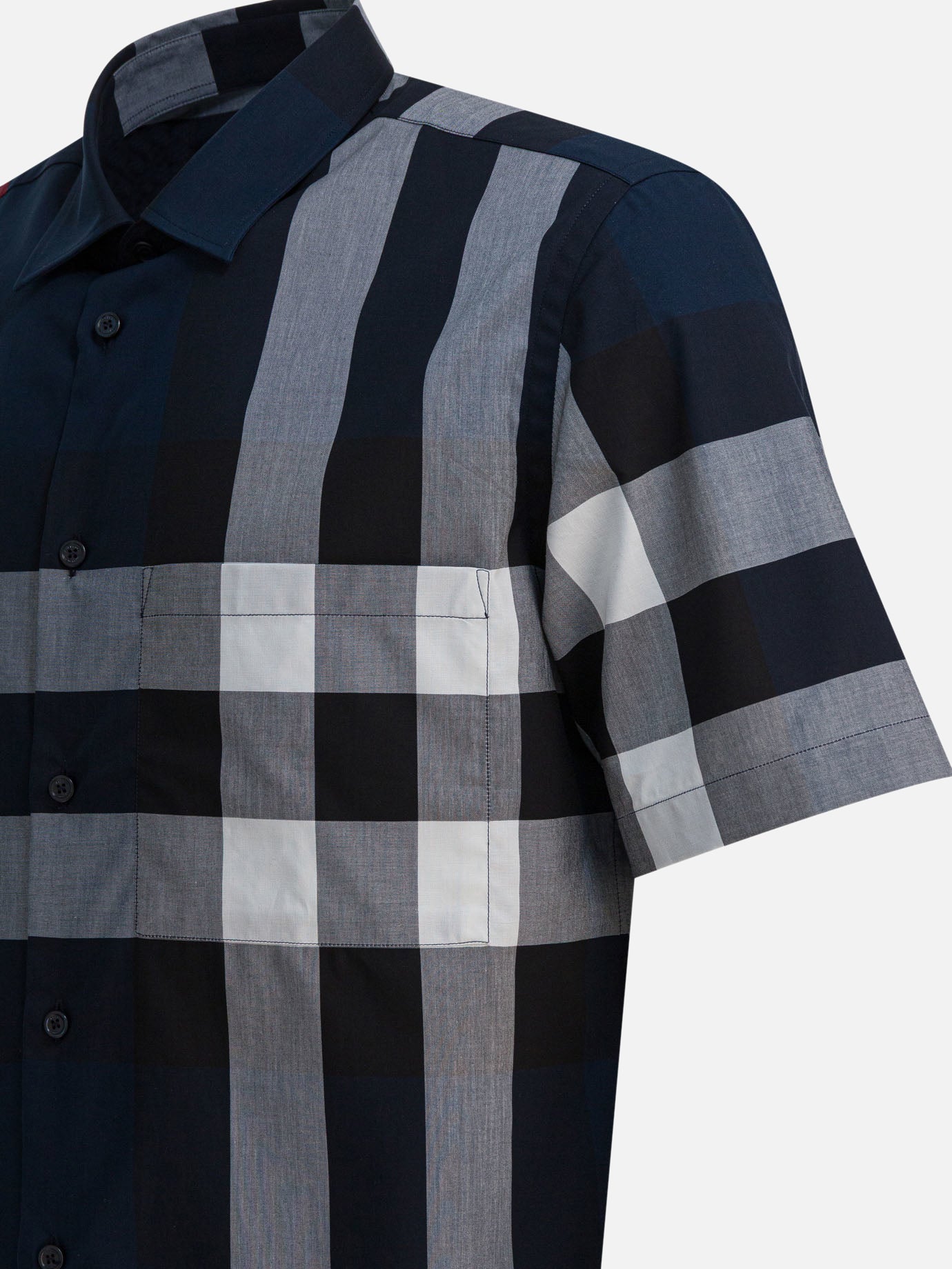 Casual shirts Check  Blue - Burberry Men | PDP | VIETTI Online Store | thumbnail_4
