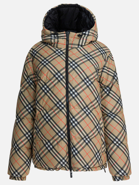 Piumini corti Check  Beige - Burberry Uomo | PLP | VIETTI Online Store 
