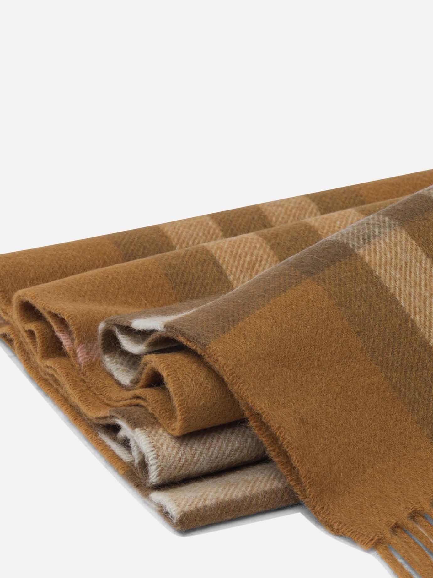Sciarpe con frange Check  Beige - Burberry Uomo | PDP | VIETTI Online Store | Zoom-Modal_2
