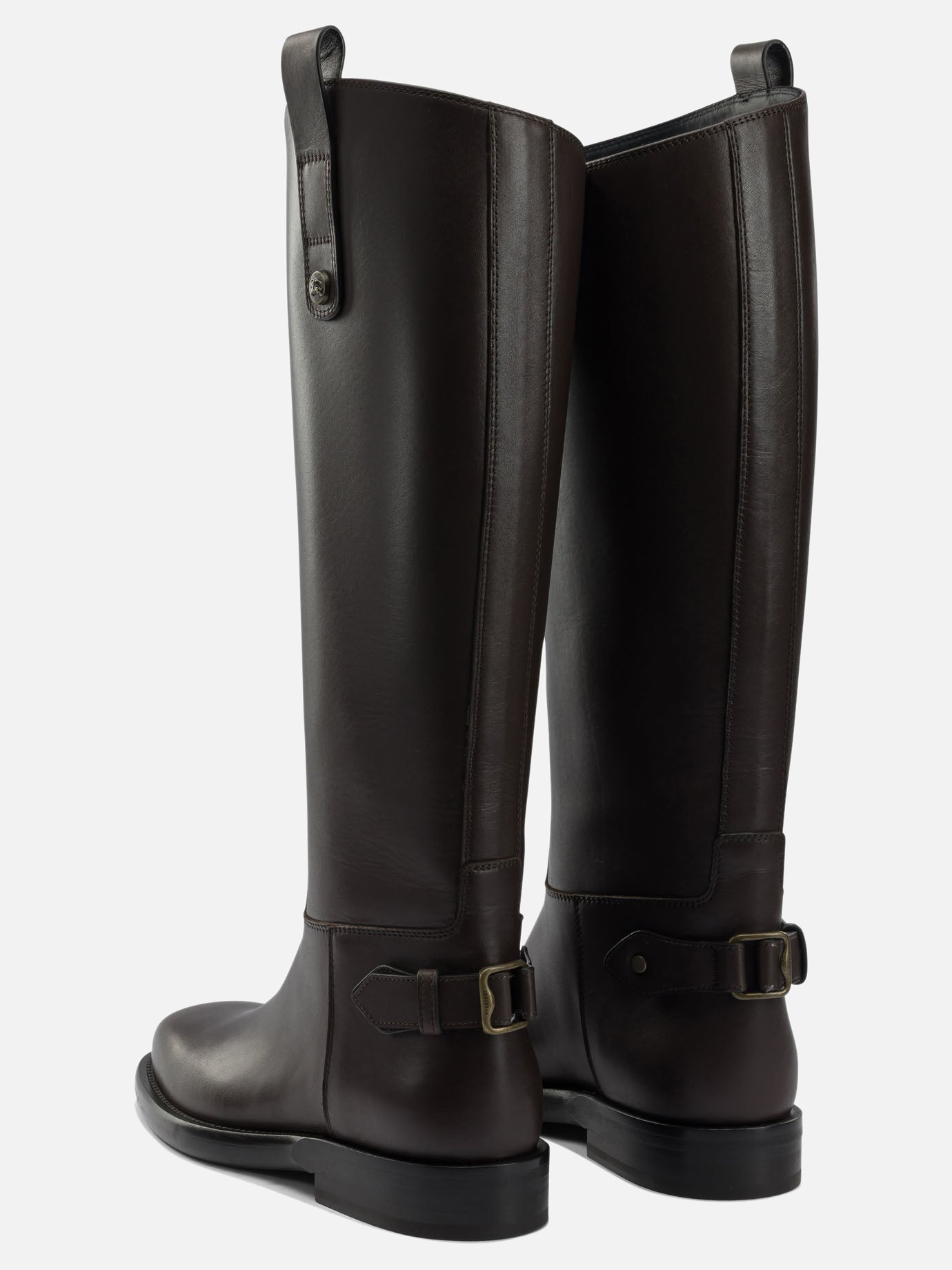 Al ginocchio 100% calf leather - 100% rubber  Marrone - Burberry Donna | PDP | VIETTI Online Store | thumbnail_4