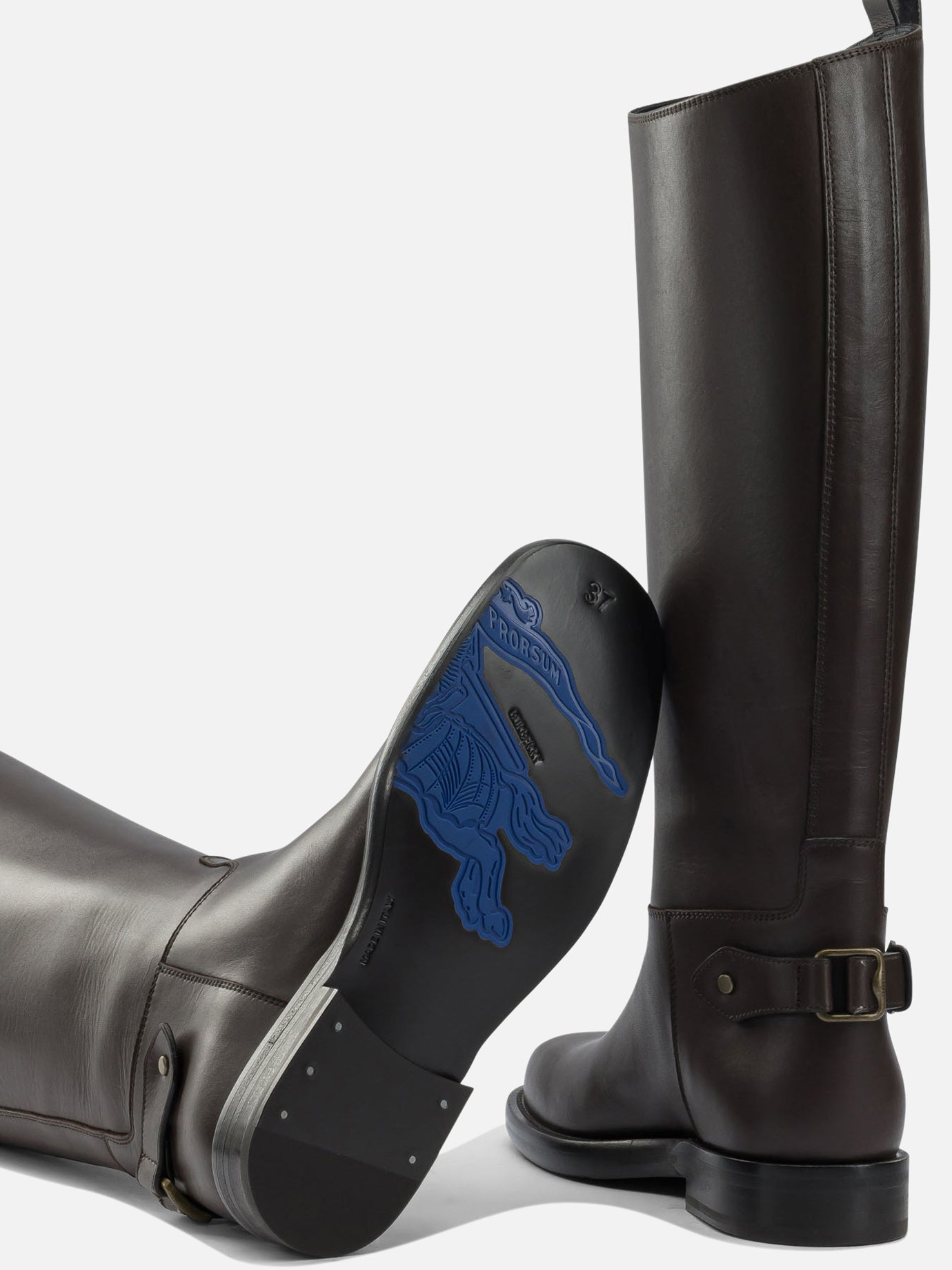 Al ginocchio 100% calf leather - 100% rubber  Marrone - Burberry Donna | PDP | VIETTI Online Store | thumbnail_5