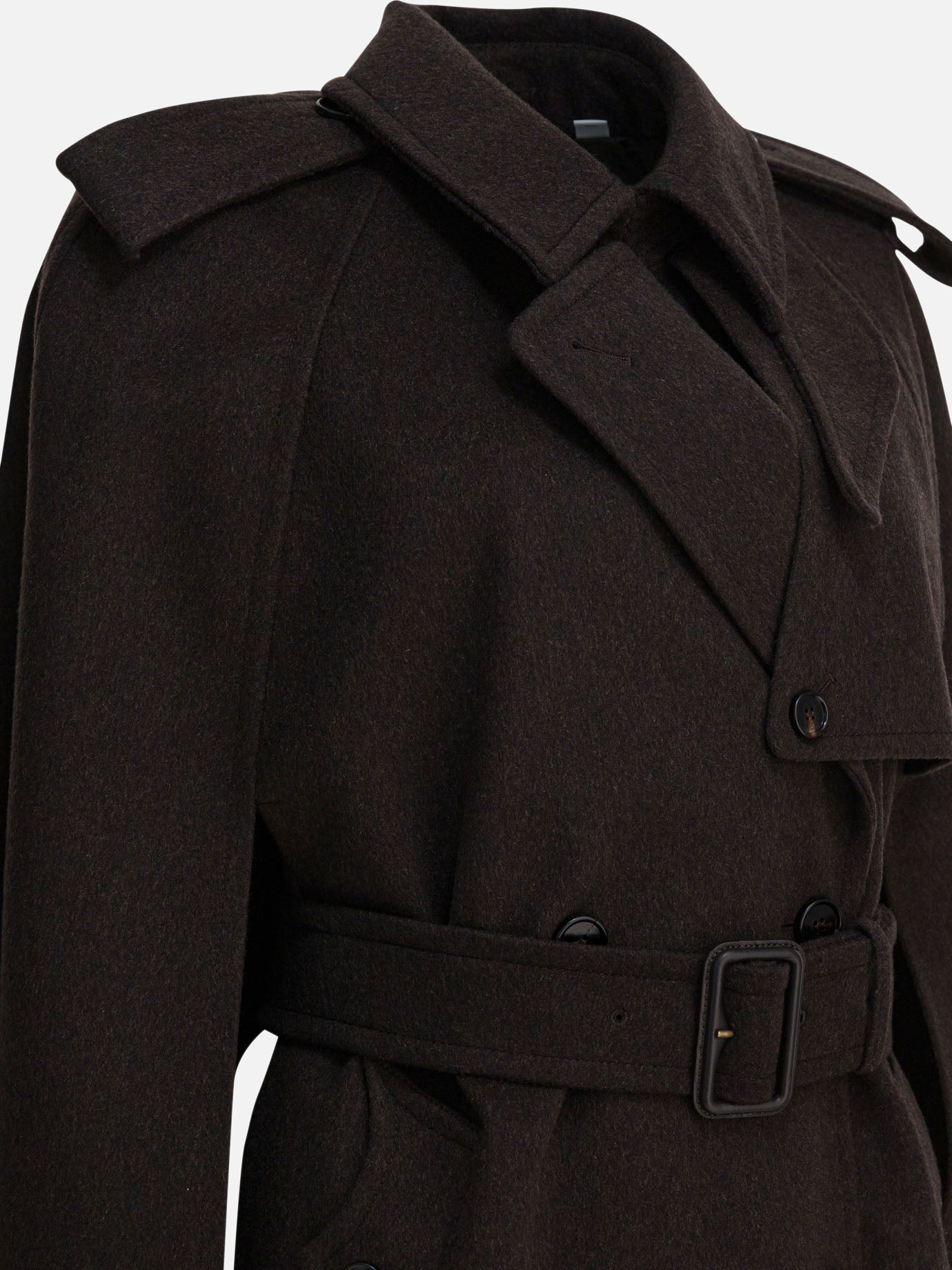 Mantelle Solid colour  Marrone - Burberry Donna | PDP | VIETTI Online Store | thumbnail_4