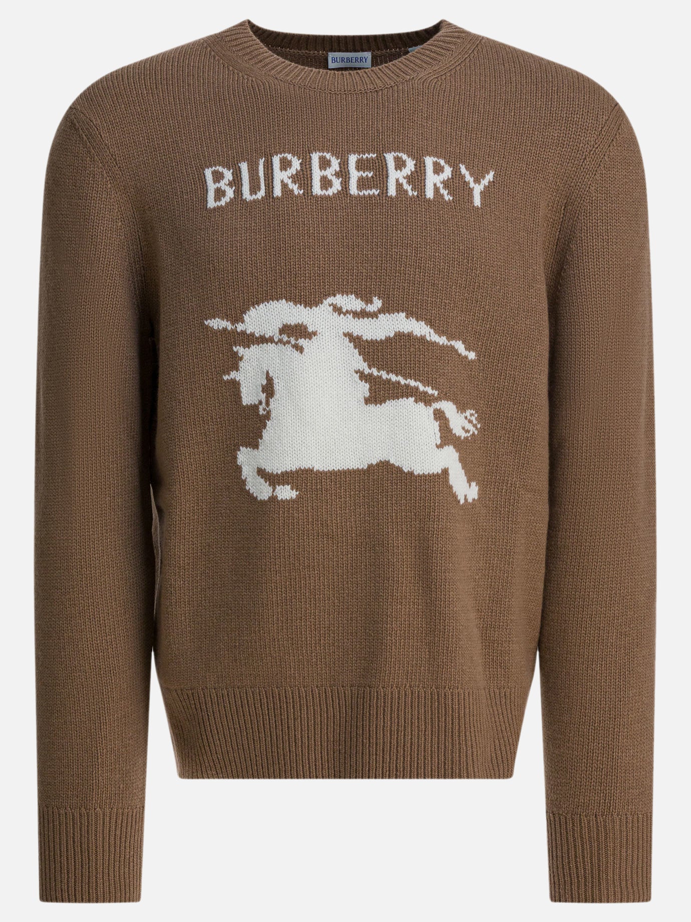 Crewneck sweaters Logo  Beige - Burberry Men | PDP | VIETTI Online Store | thumbnail