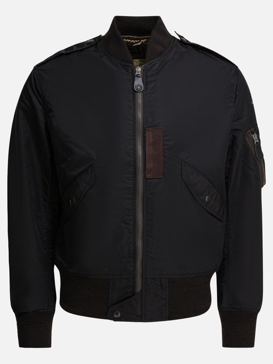 Bomber Solid colour  Nero - Buzz Rickson's Uomo | PLP | VIETTI Online Store 
