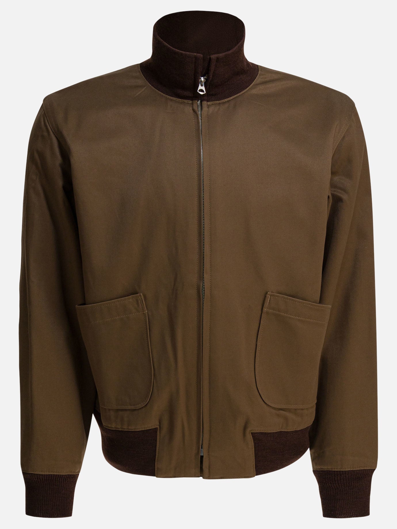 Bomber jackets Solid colour  Brown - Buzz Rickson's Men | PDP | VIETTI Online Store | Zoom-Modal
