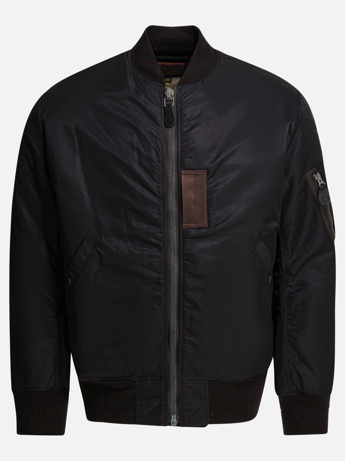 Bomber Solid colour  Nero - Buzz Rickson's Uomo | PDP | VIETTI Online Store | thumbnail