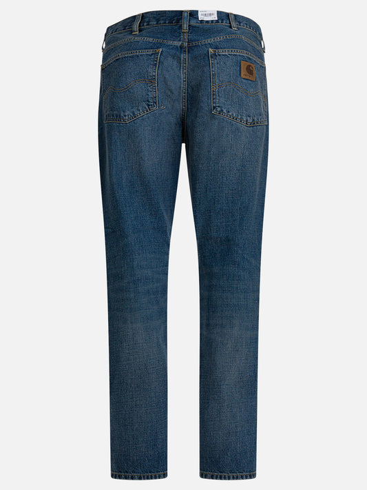 Jeans a gamba larga Solid colour  Blu - Carhartt WIP Uomo | PLP | VIETTI Online Store | 2
