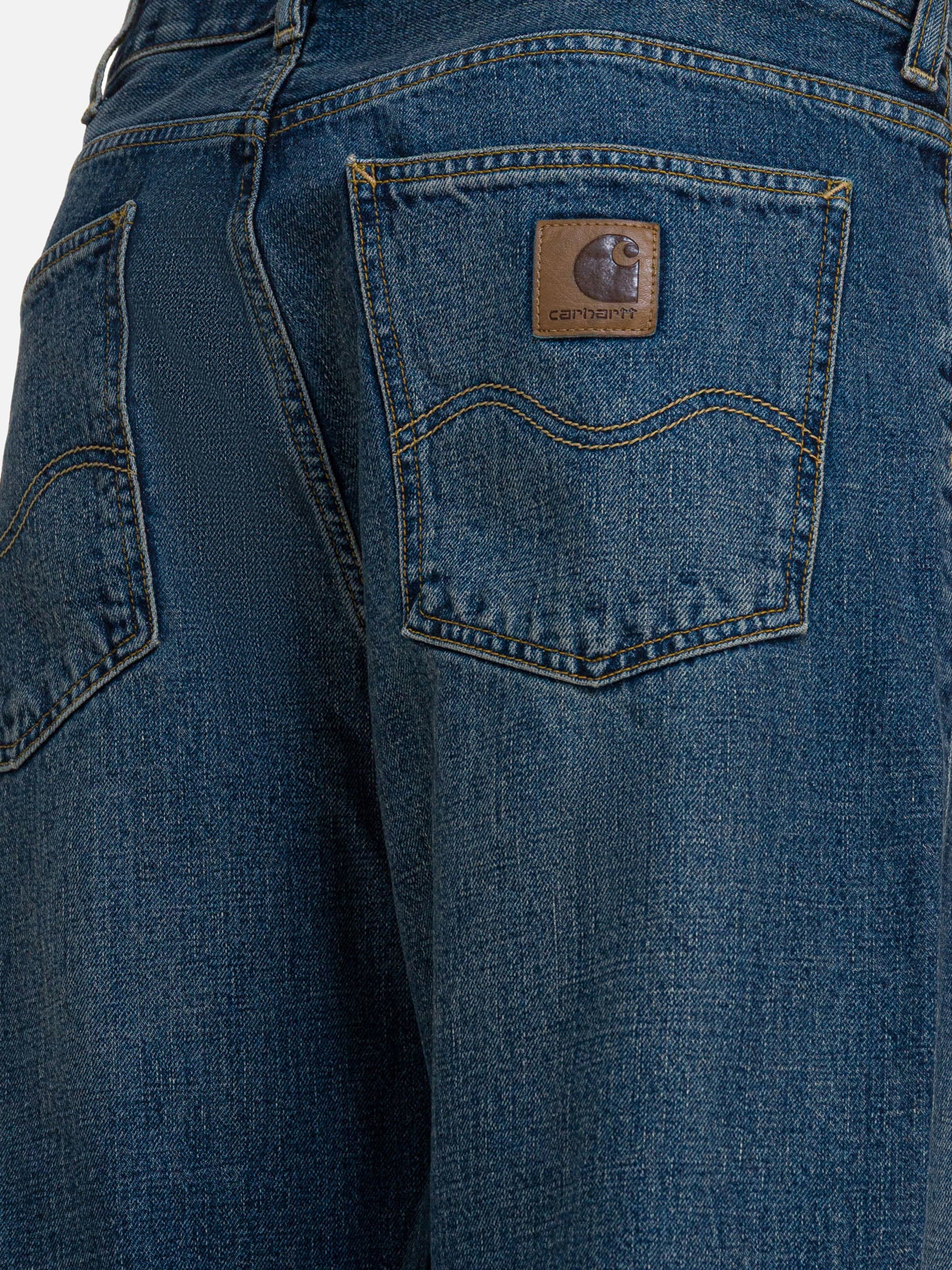 Wide-leg jeans Solid colour  Blue - Carhartt WIP Men | PDP | VIETTI Online Store | thumbnail_4