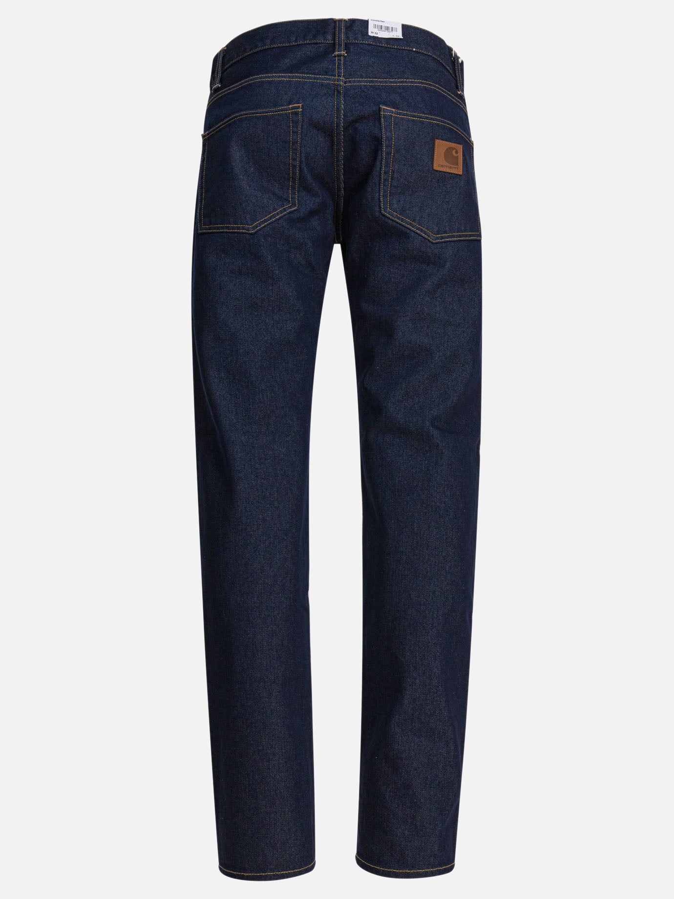 Straight-leg jeans Solid colour  Blue - Carhartt WIP Men | PDP | VIETTI Online Store | thumbnail_2