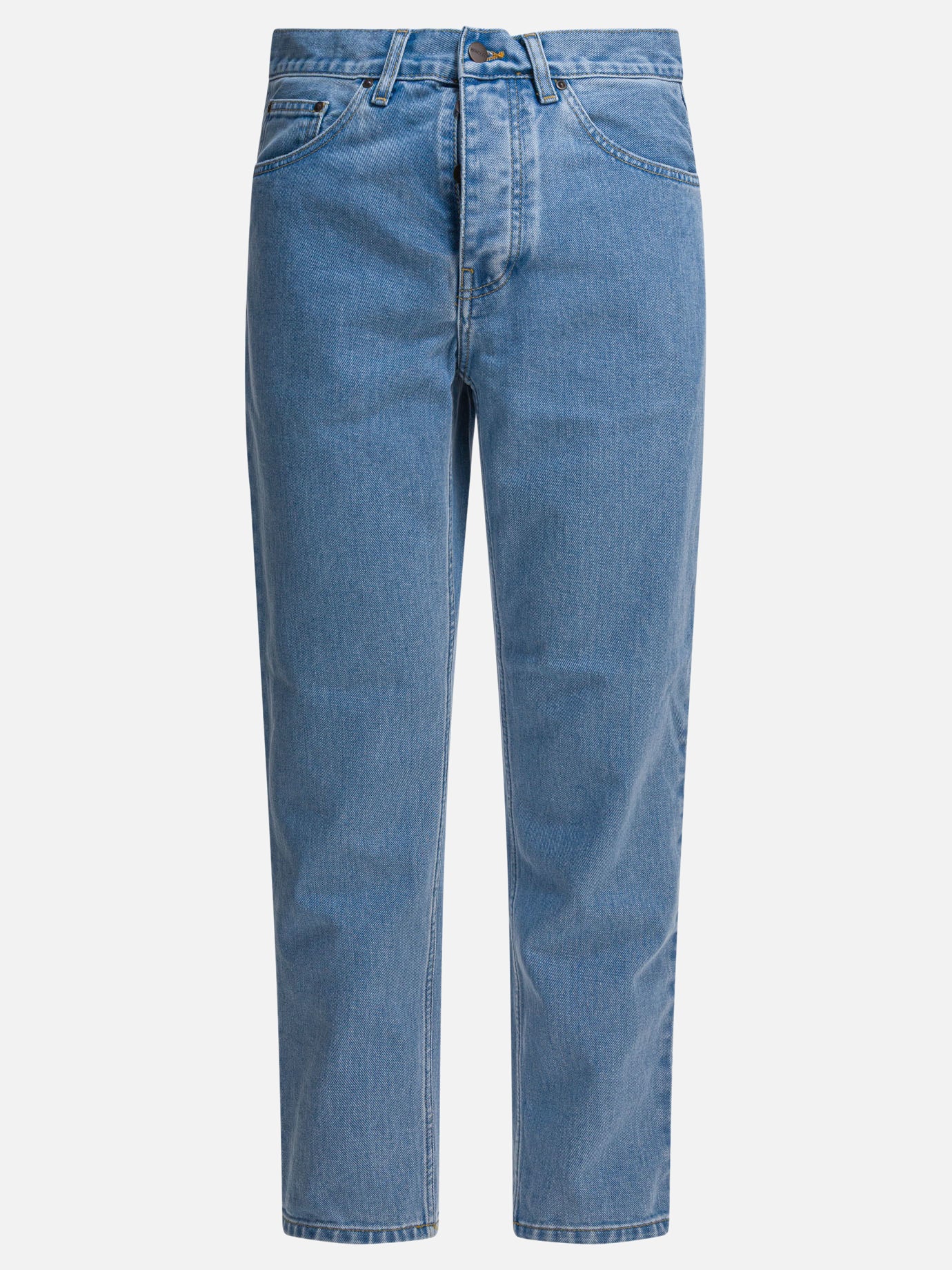 Straight-leg jeans Solid colour  Blue - Carhartt WIP Men | PDP | VIETTI Online Store | thumbnail