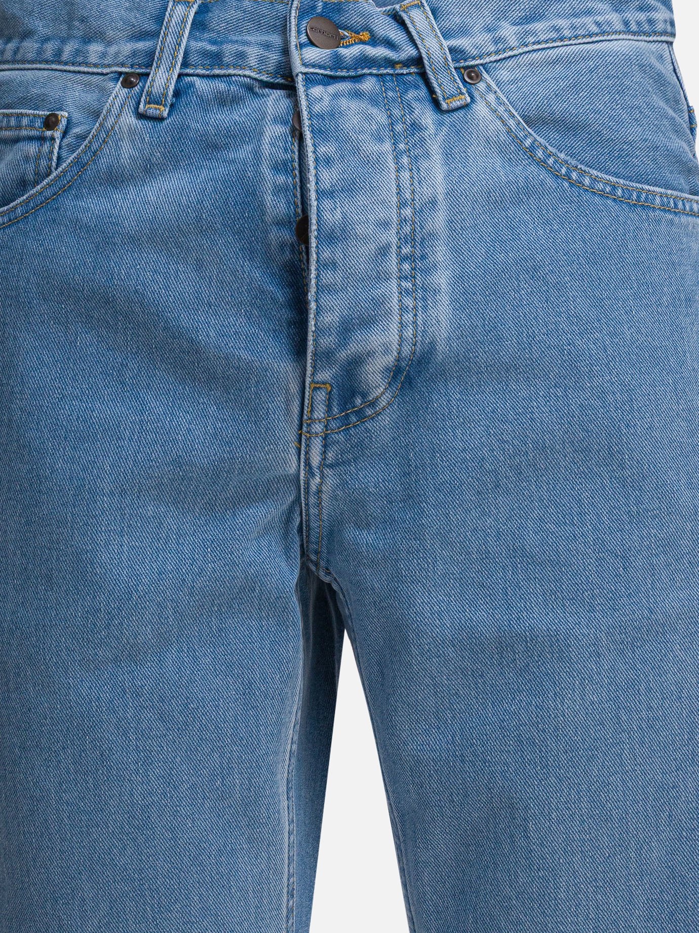 Straight-leg jeans Solid colour  Blue - Carhartt WIP Men | PDP | VIETTI Online Store | thumbnail_3