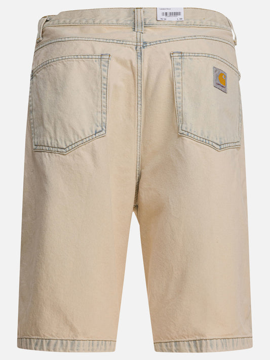 Five pockets shorts Solid colour  Beige - Carhartt WIP Men | PLP | VIETTI Online Store | 2

