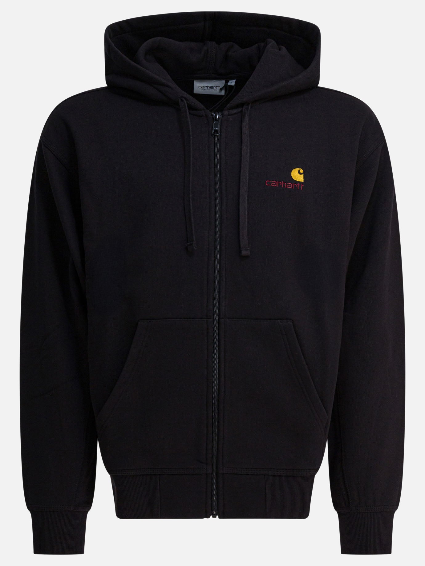 Full zip sweatshirts Logo  Black - Carhartt WIP Men | PDP | VIETTI Online Store | thumbnail