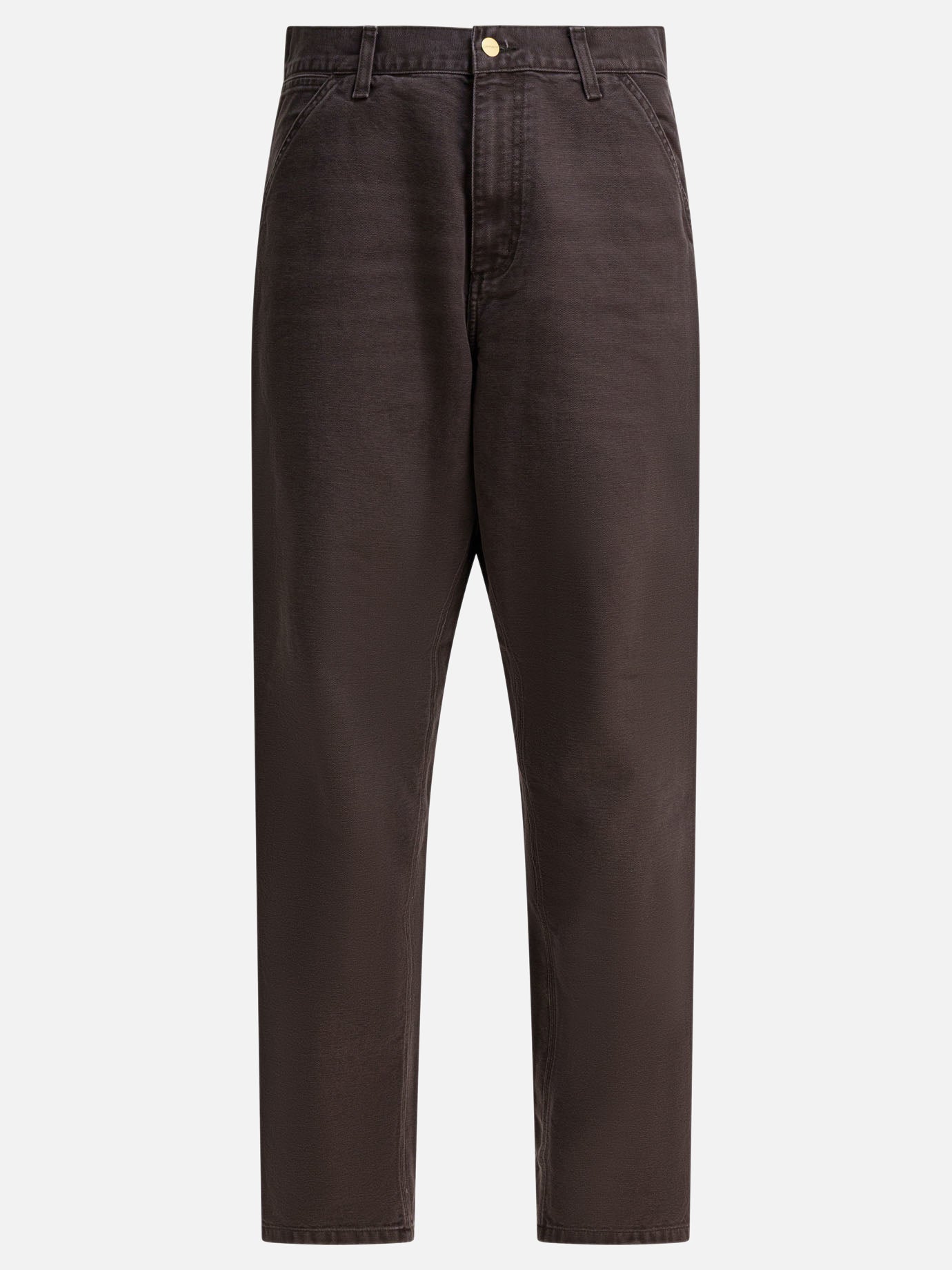 Work pants Solid colour  Brown - Carhartt WIP Men | PDP | VIETTI Online Store | Zoom-Modal
