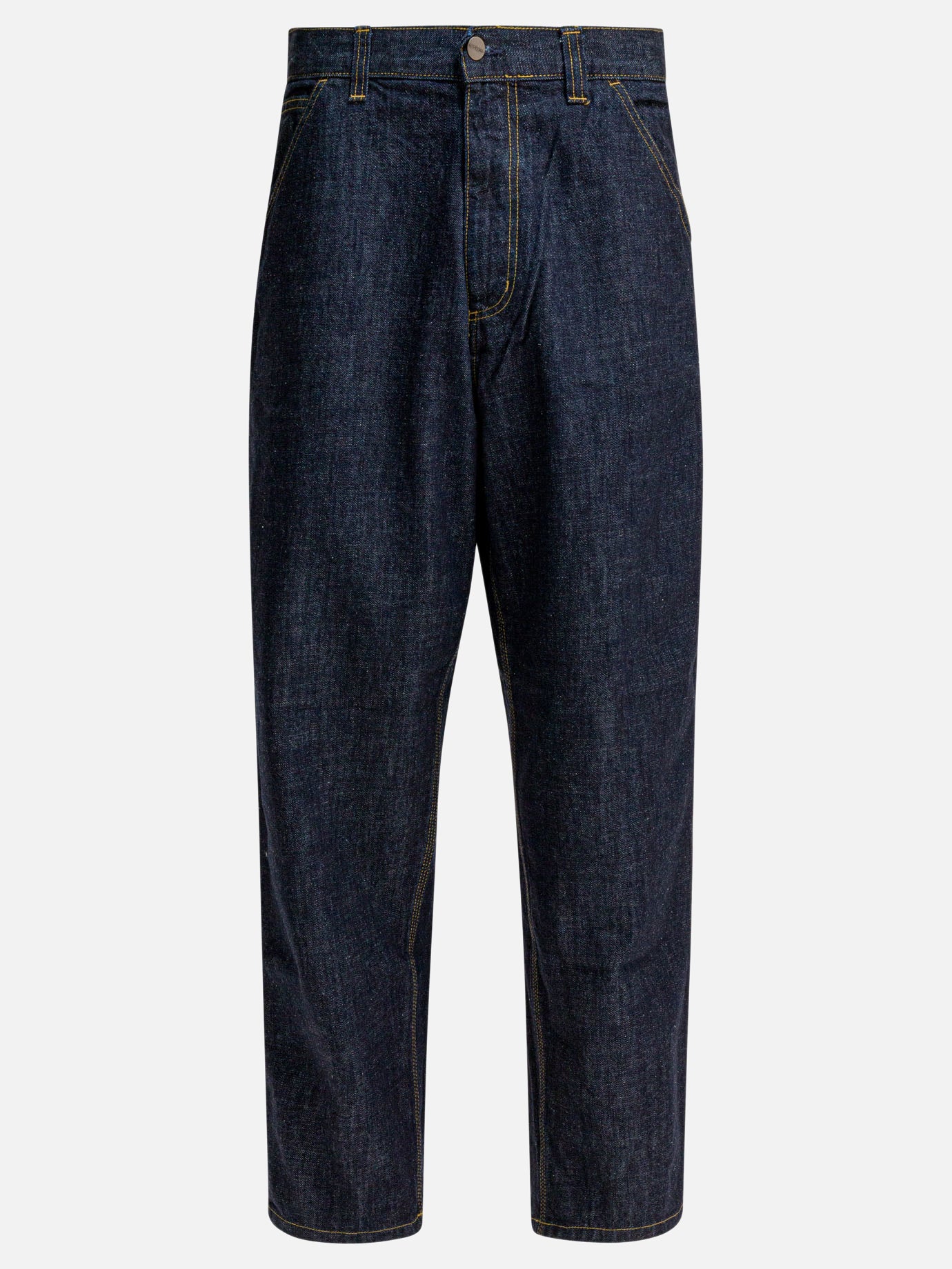 Jeans a gamba dritta Solid colour  Blu - Carhartt WIP Uomo | PDP | VIETTI Online Store | Zoom-Modal
