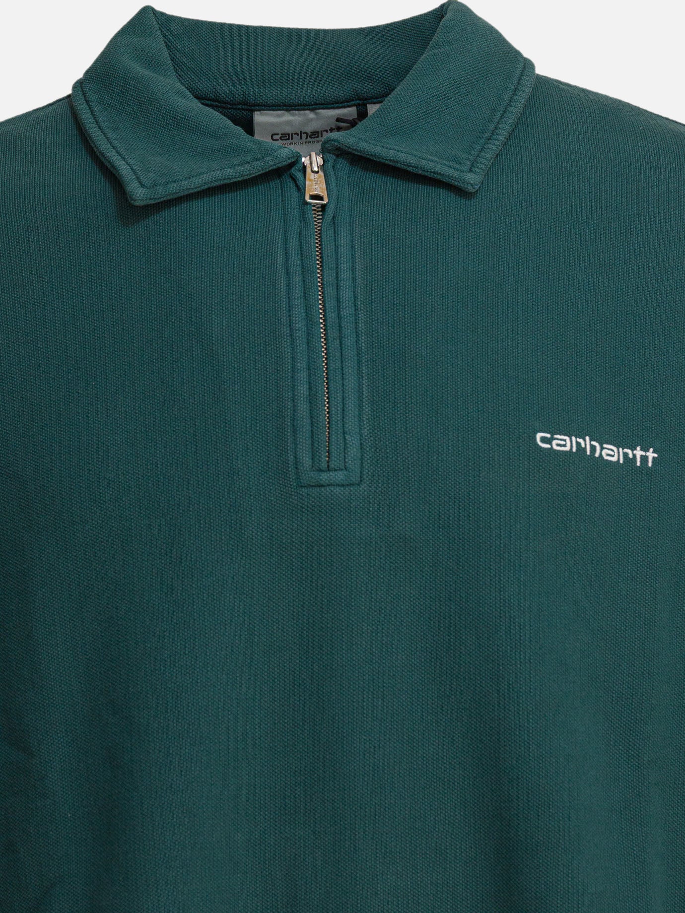 Half zip sweatshirts Logo  Green - Carhartt WIP Men | PDP | VIETTI Online Store | thumbnail_3